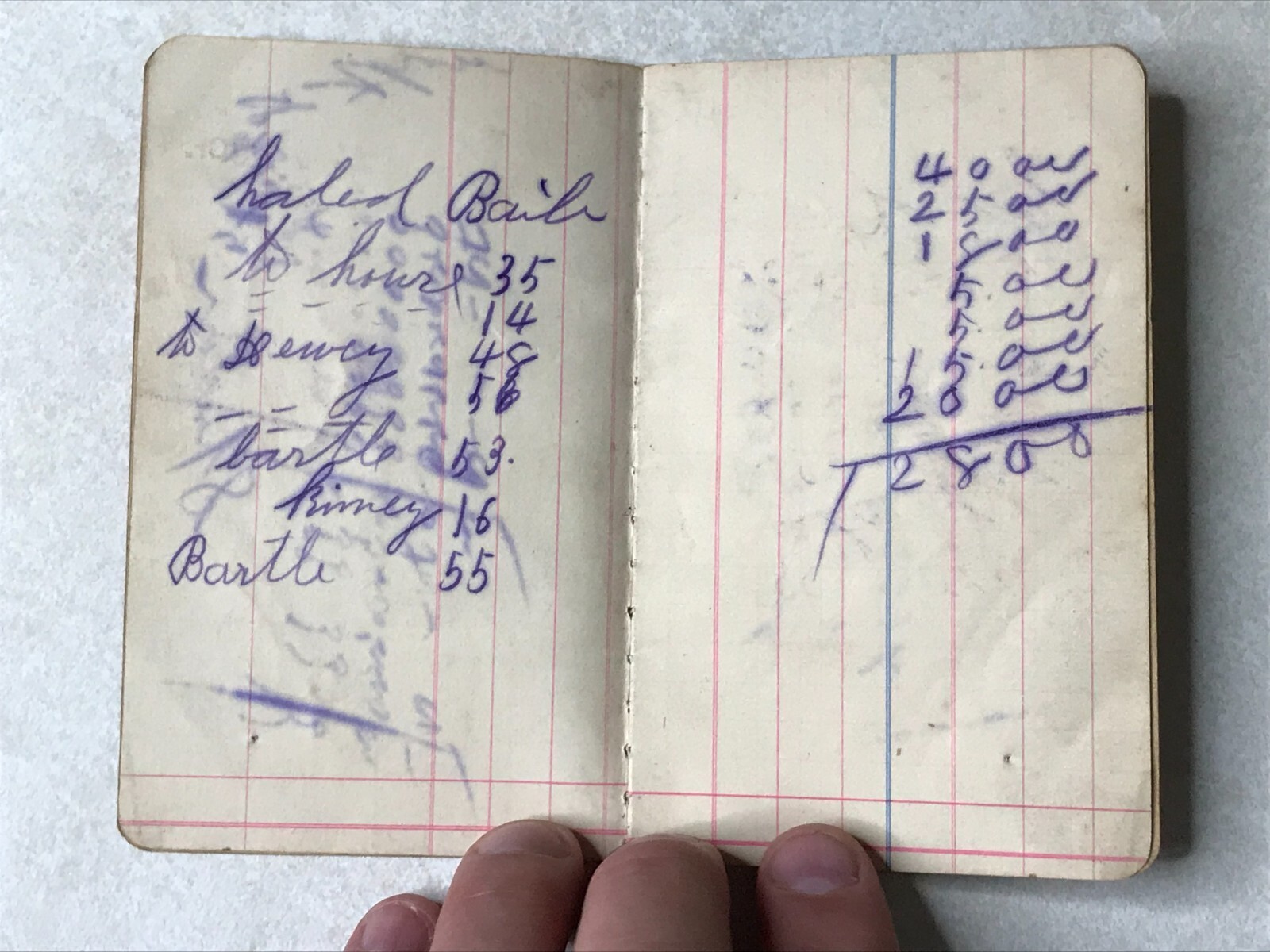 TT144 The Bank of Bluejacket Indian Territory IND TER bank notebook advertising