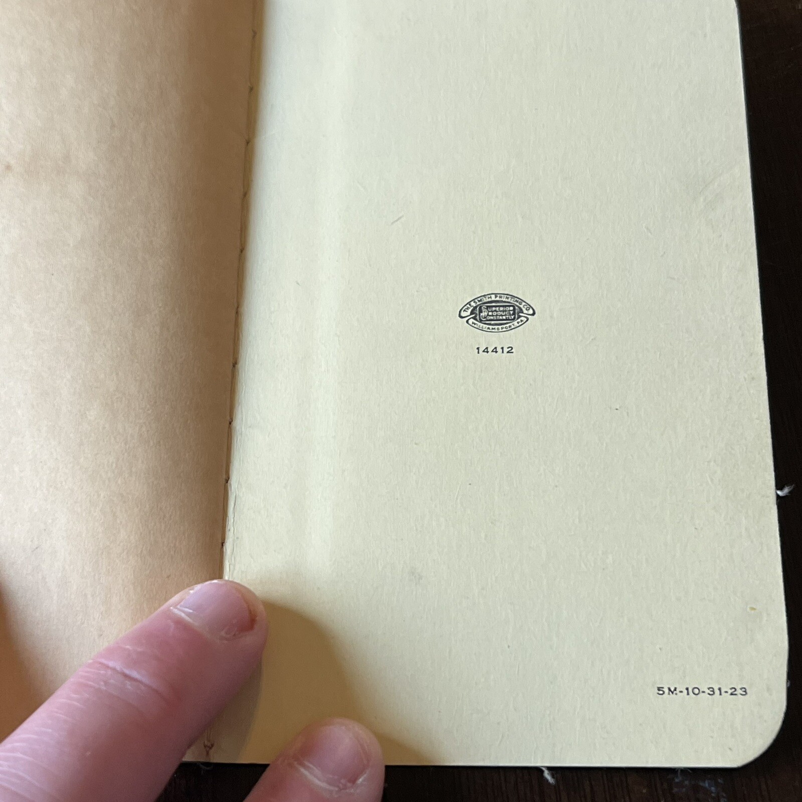 1920’s-1930’s VINTAGE HIGHSPIRE STATE BANK LEDGER BOOKLET PENNSYLVANIA
