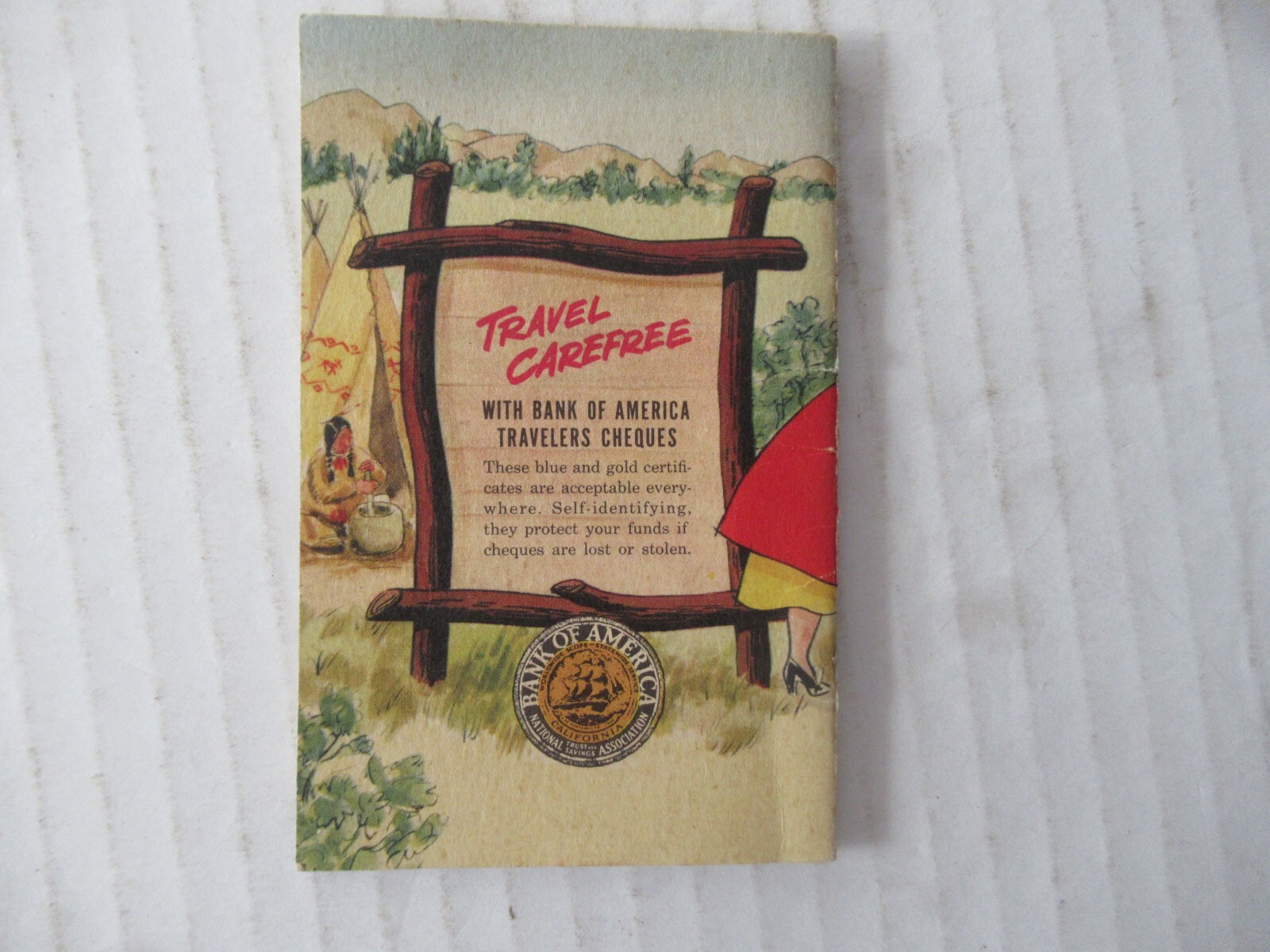 Travelers Memo Book Dakota State Bank Milbank, SD 1950 1951