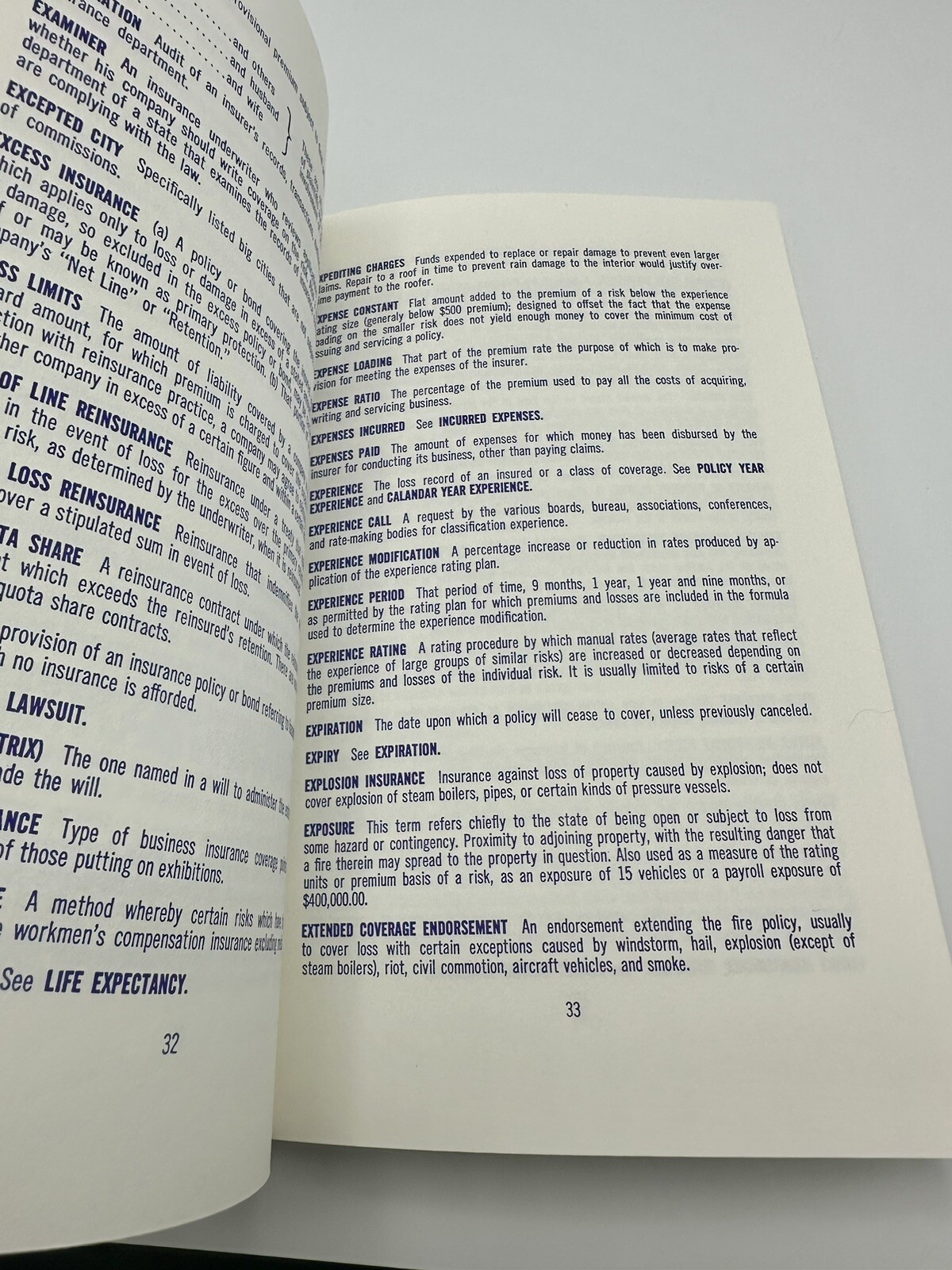 USF&G Insurance Glossary ed. 34 (6/82).
