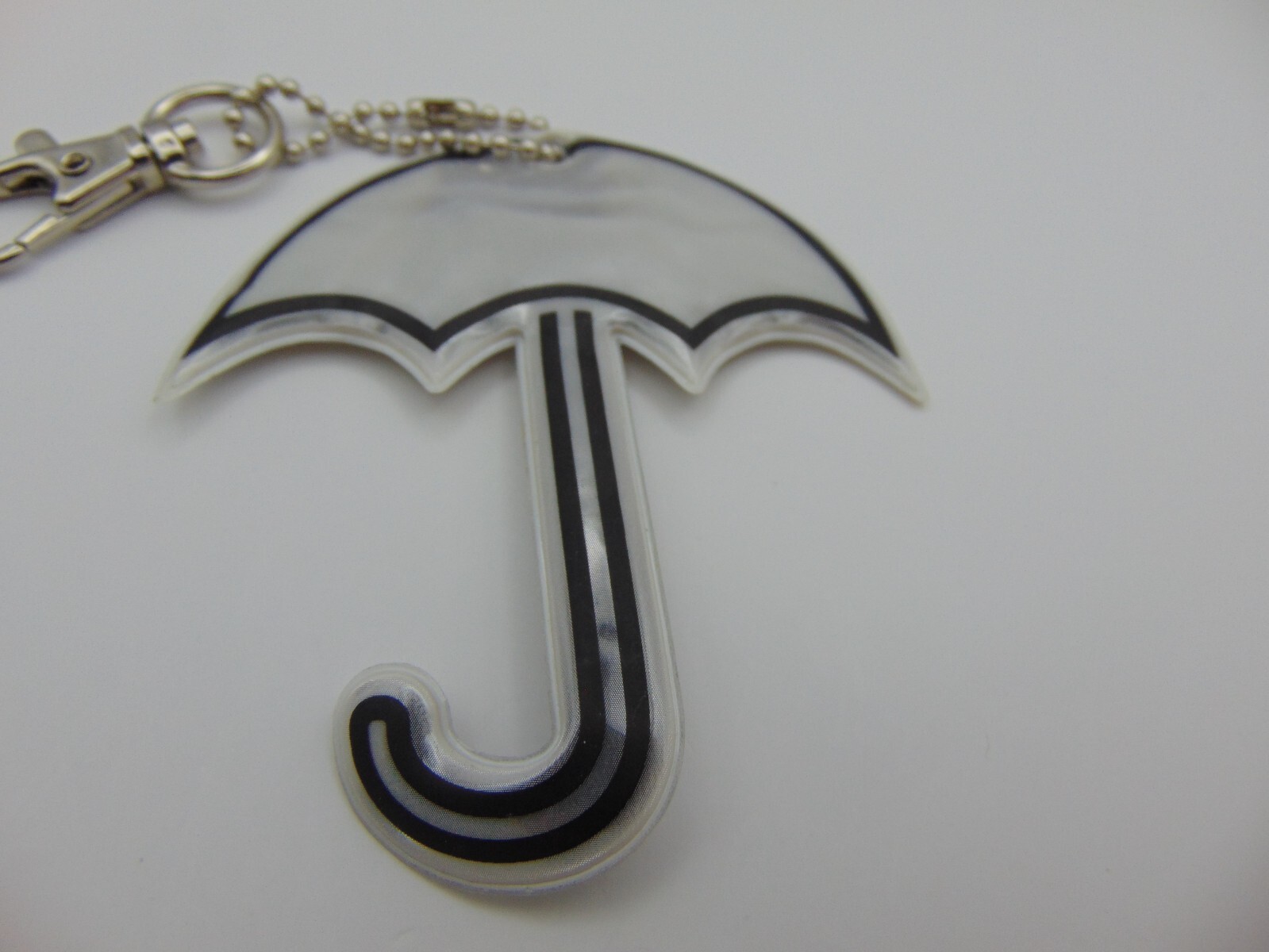 Vintage travelers insurance umbrella Keychain Vinyl Clip On Charm
