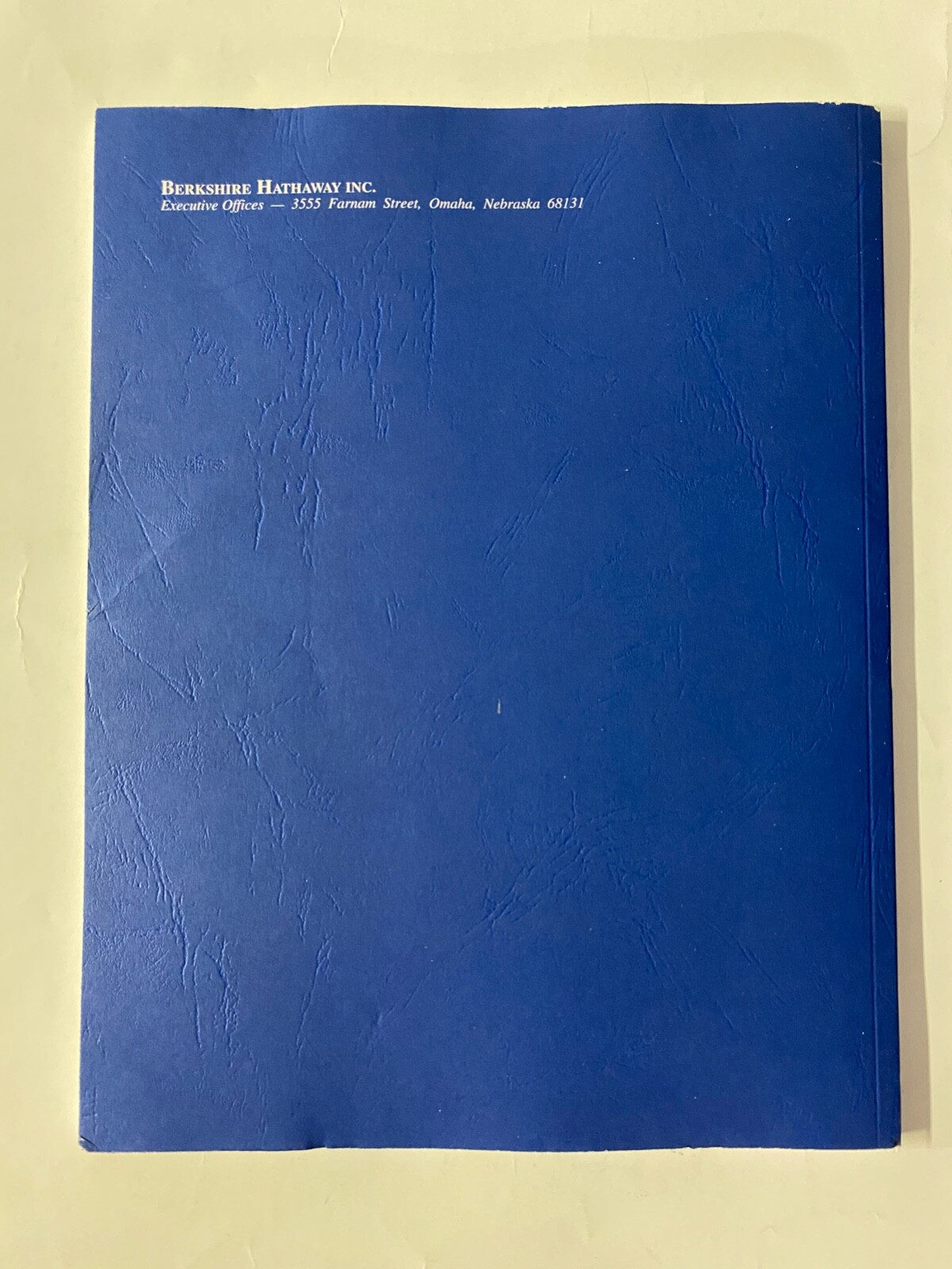 Berkshire Hathaway 2018 Annual Report – Warren Buffett, Charlie Munger