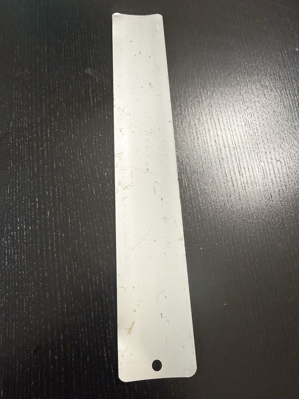 The National Bank of Jackson, Michigan MI Old Vintage Tin Metal Adv Ruler