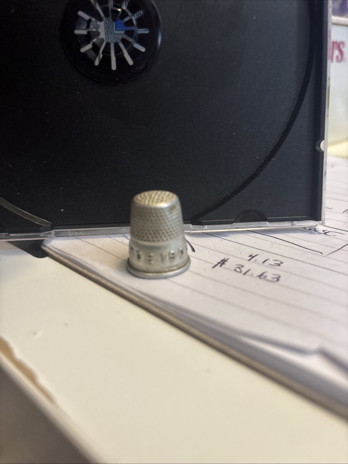 Vintage Advertising Metal Thimble L & C Since 1903-Life & Casualty Insurance Co.