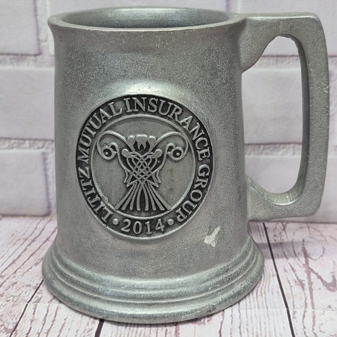 Wilton Armetale Heavy Pewter Stein Mug, 2014 Lititz Mutual Insurance Group