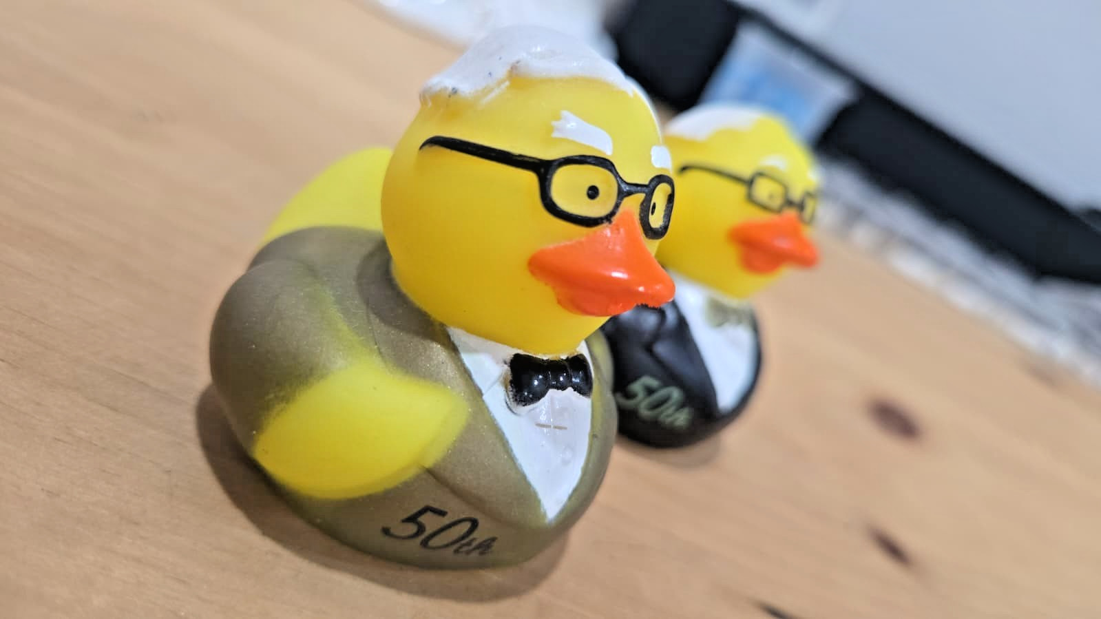 Original Berkshire Hathaway 50 Anniversary Ducks / Warren Buffet Charlie Munger