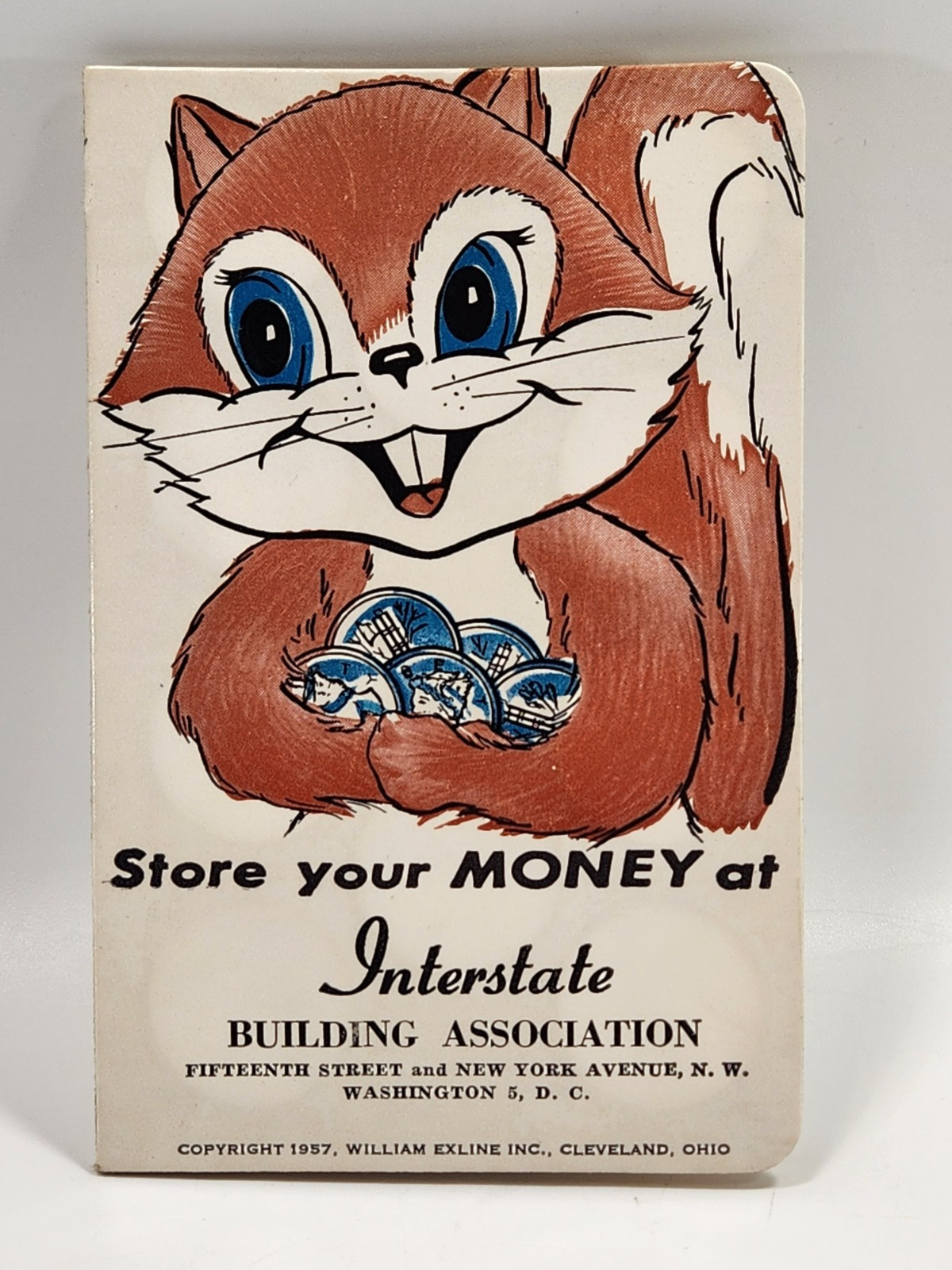 Vintage Quarter Saver Book c.1957 Interstate Building Association Washington DC