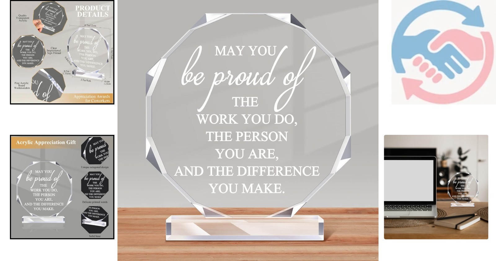 Inspirational Acrylic Thank You Sign – Perfect Gift for Nurses and Teachers