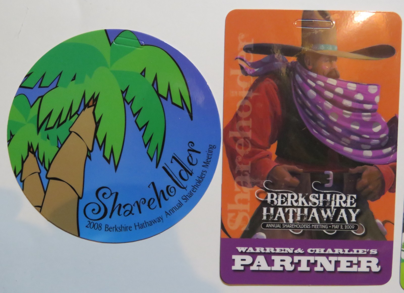 Berkshire Hathaway Warren Buffett Shareholder Meeting Passes Credential Lanyards