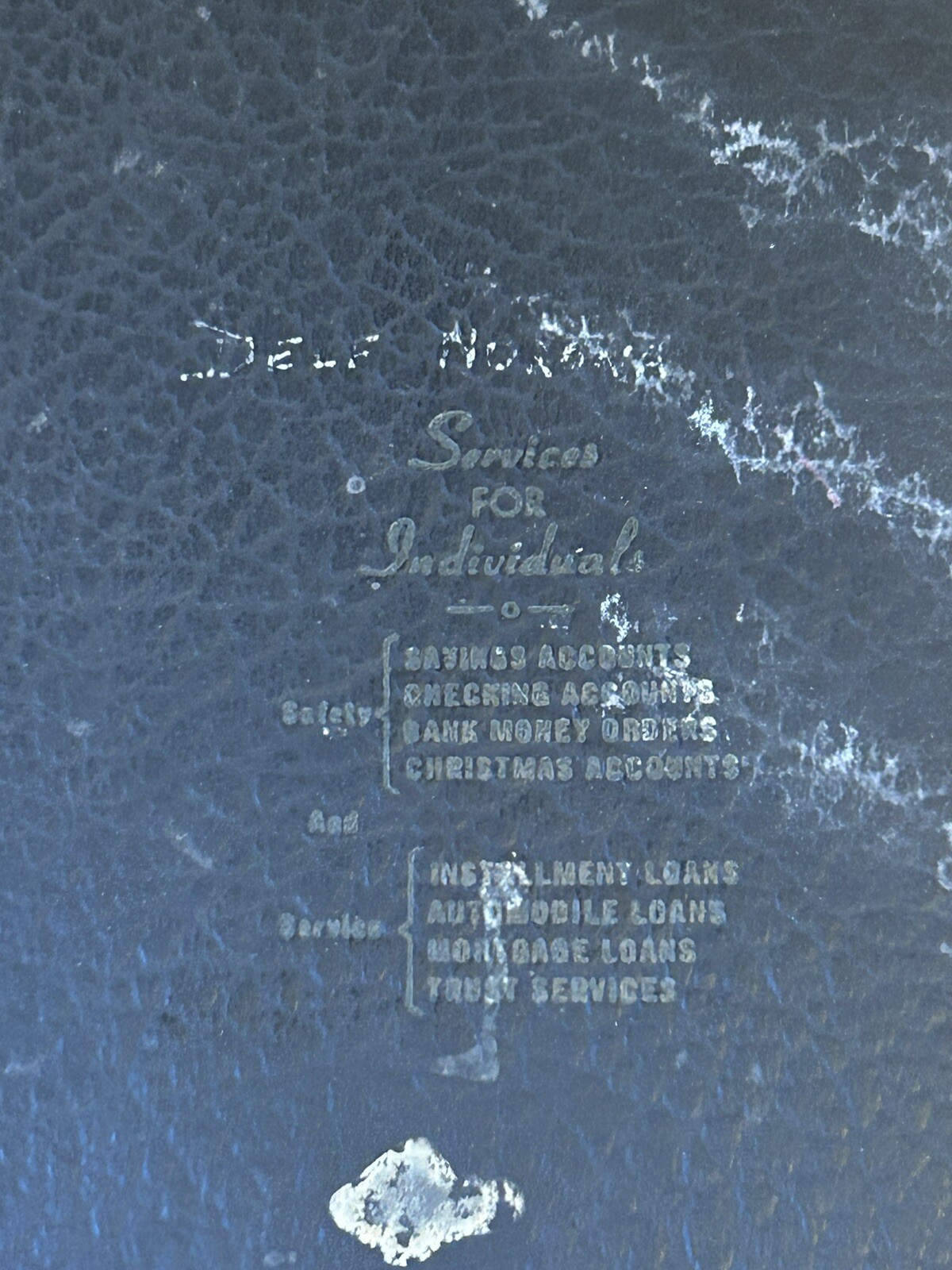 MOUNDSVLLE, WV – Vintage Bank Book – Mercantile Banking & Trust Co. Check Purse