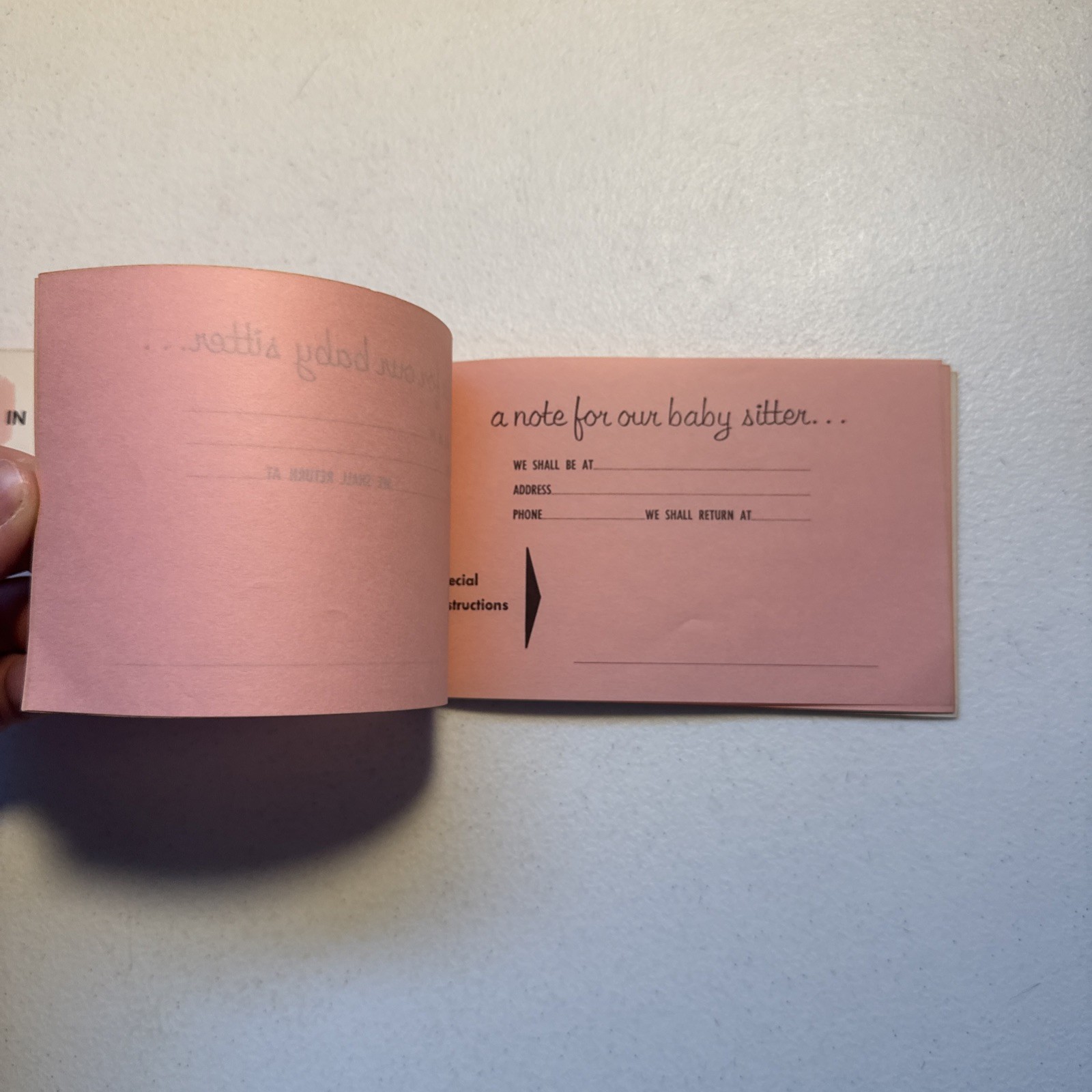 Ohio Farmers Co. Andrew J. Shaw Real Estate & Insurance Notes For Baby Sitters