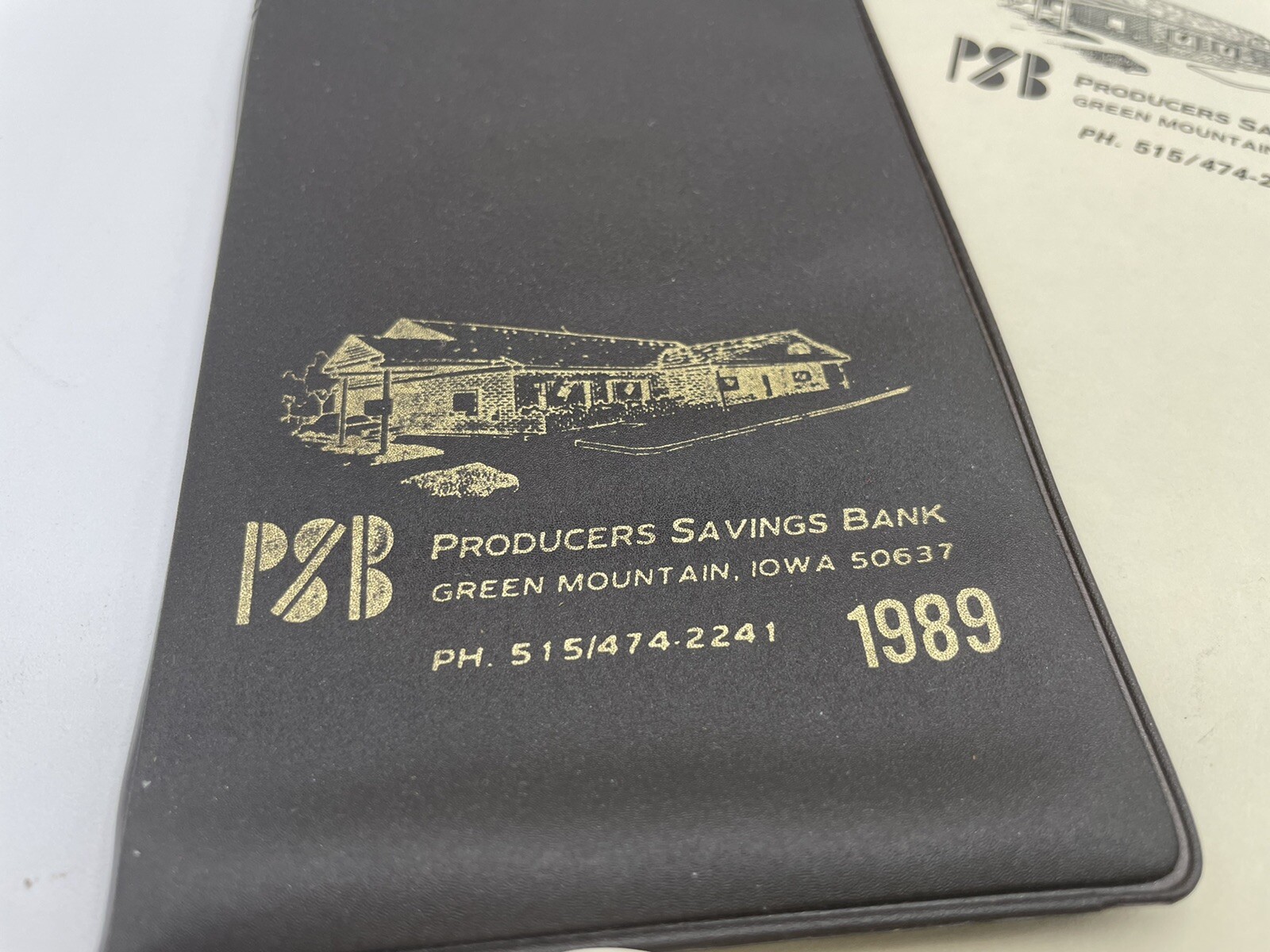 Producers Savings Bank Lot Bottle Opener Mirror Green Mountain Iowa Lot #1