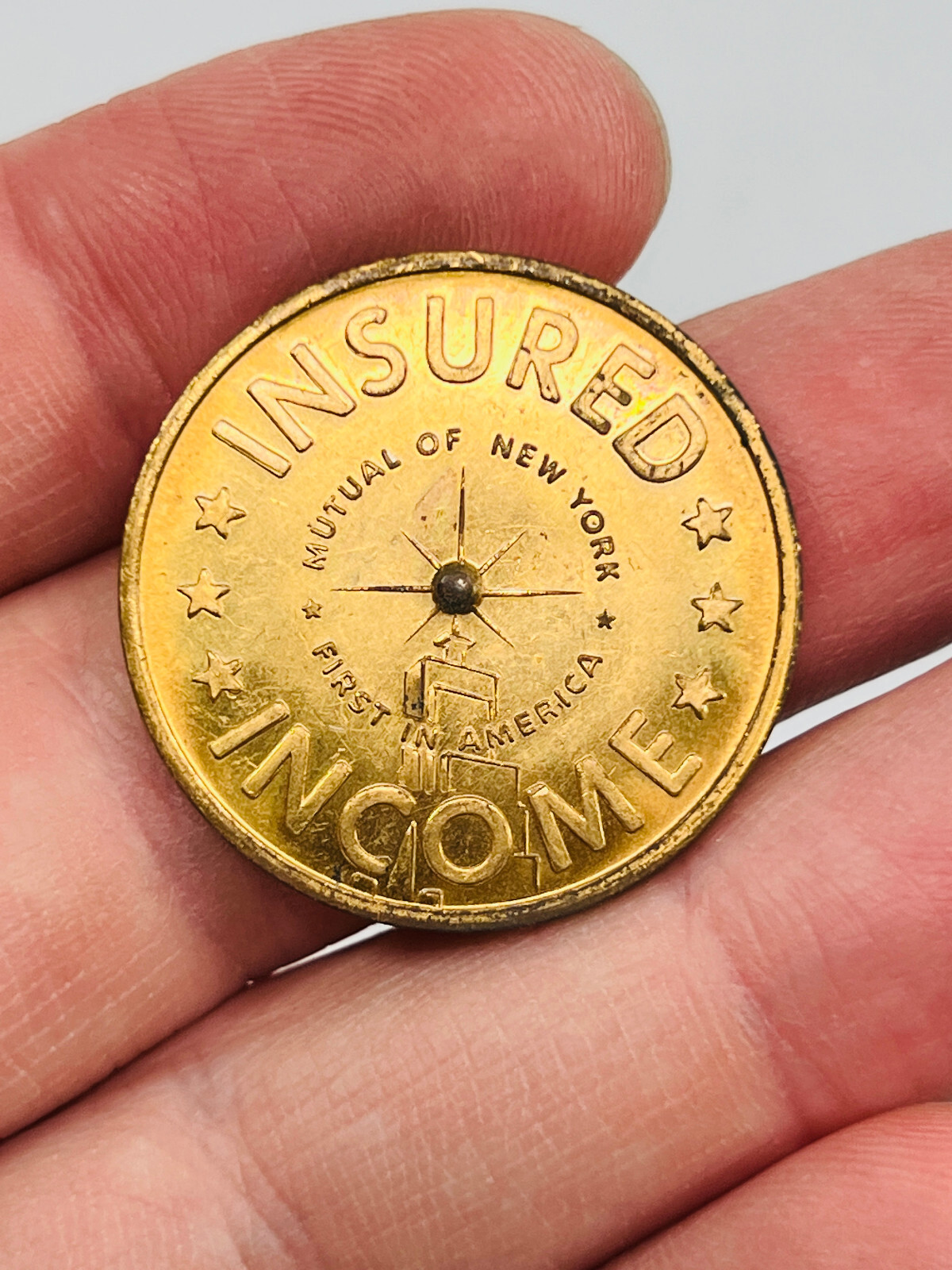 Antique Mutual of New York Insurance Advertising Coin SPIN token