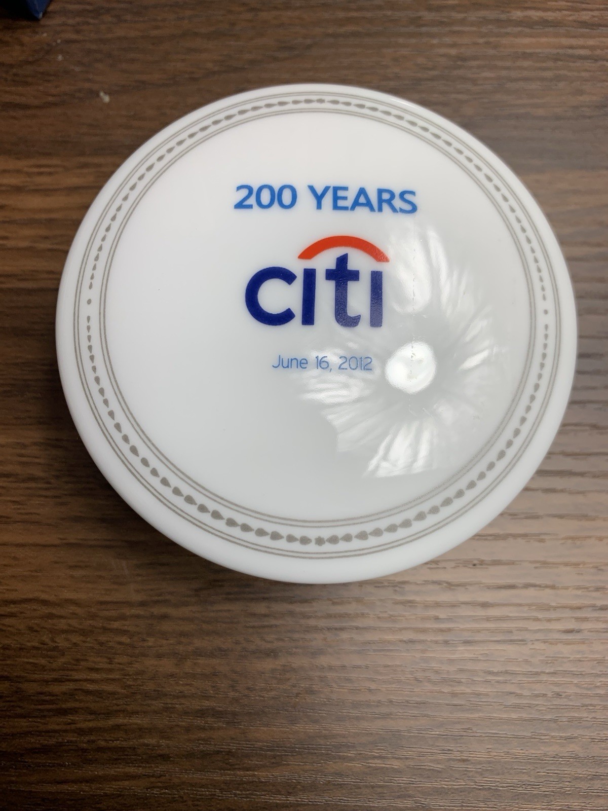 Citi Bank 200 Years 2012 Mottahedeh Portugal Trinket Box w/ Box