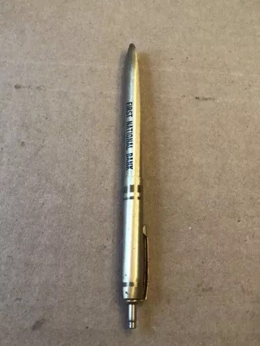 Vintage 1970s First National Bank Of Waupaca, Wisconsin Pen