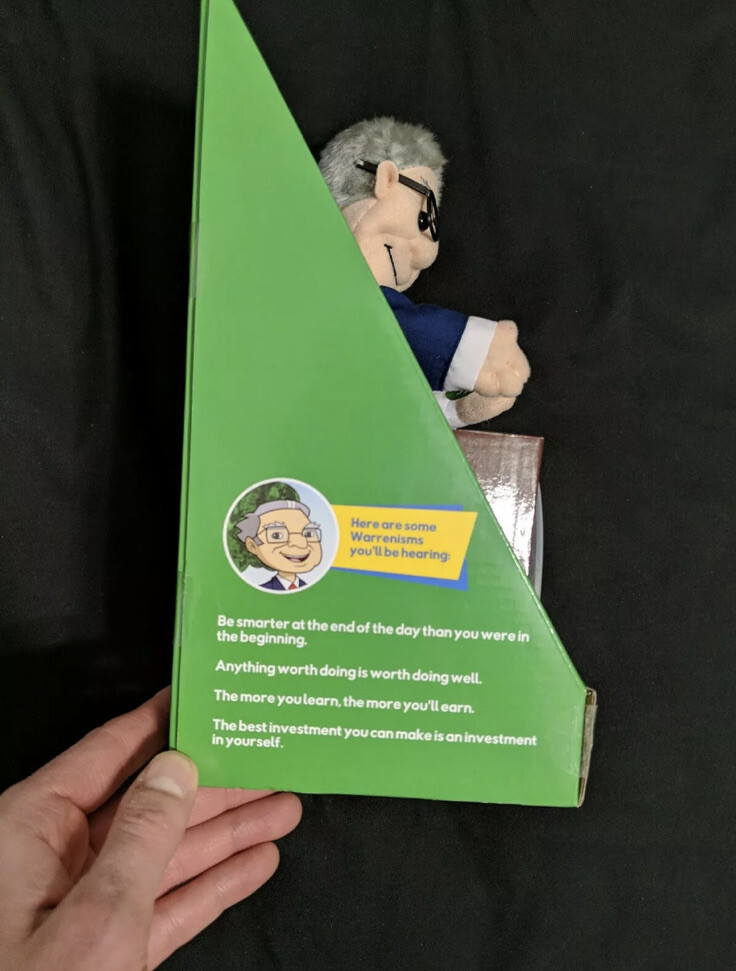 Talking Warren Buffett Doll – Figure