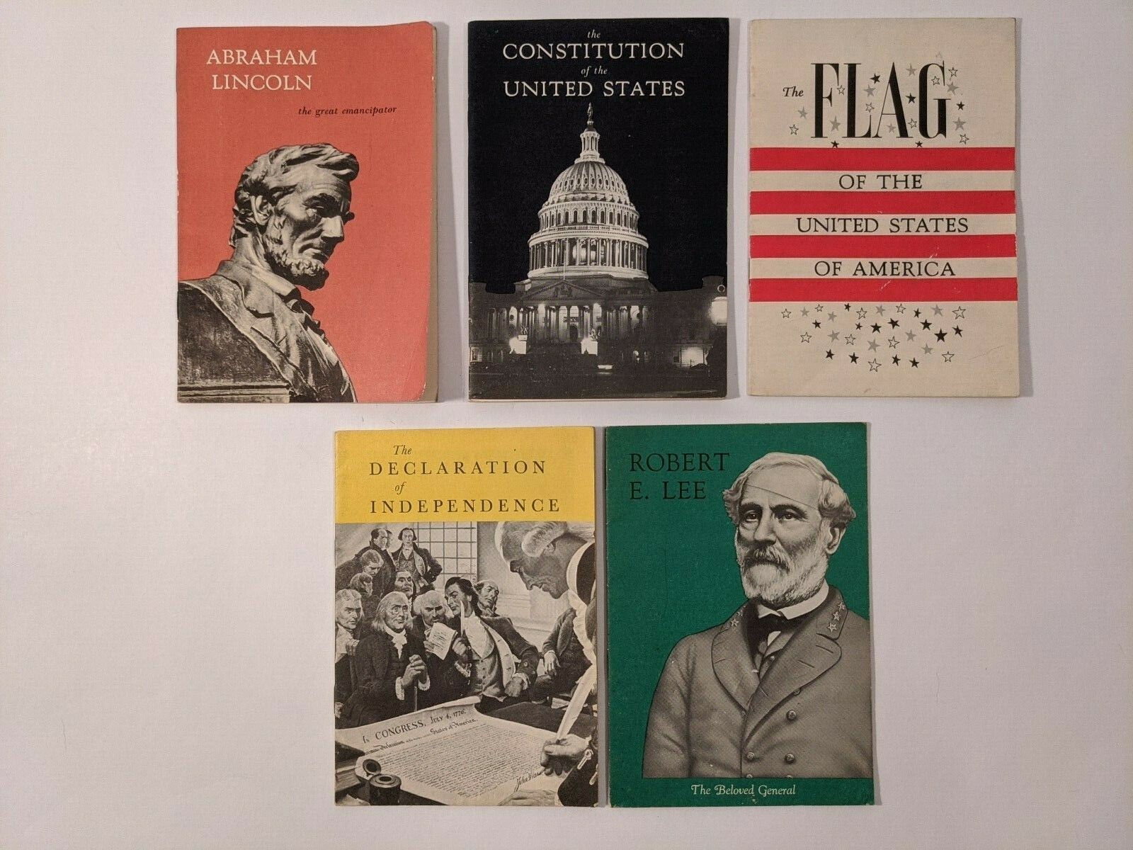 Lot of 5 John Hancock Historical Booklets Insurance Advertising
