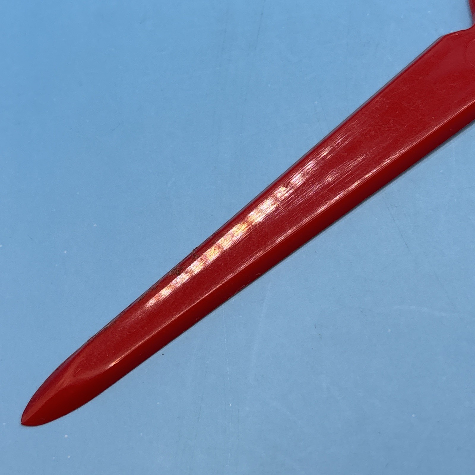 VTG State Farm 6″ Plastic Letter Opener – Square Logo – Bloomington, Illinois