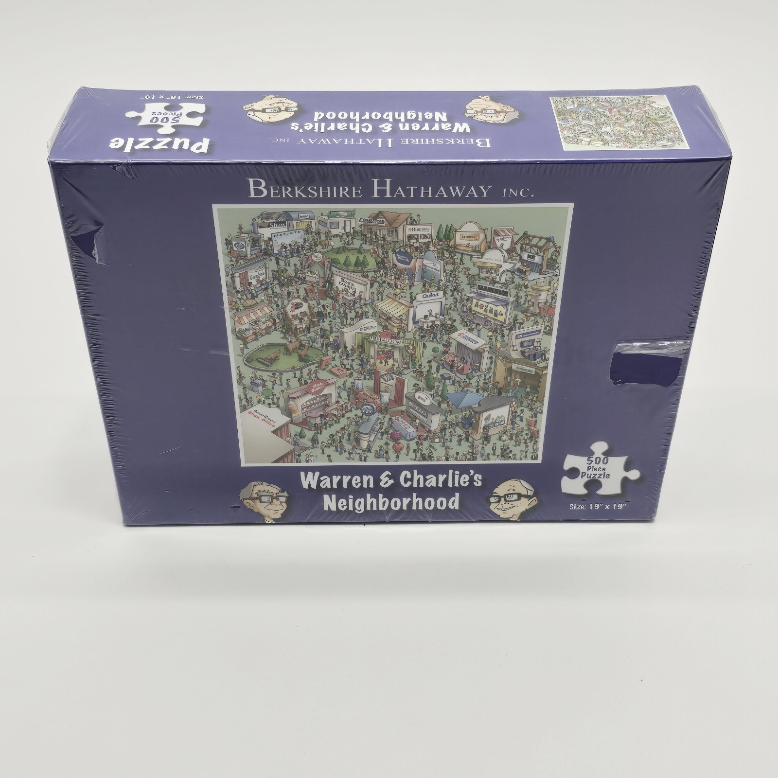 Warren Buffett & Charlie Munger Neighborhood Puzzle Berkshire Hathaway Exclusive