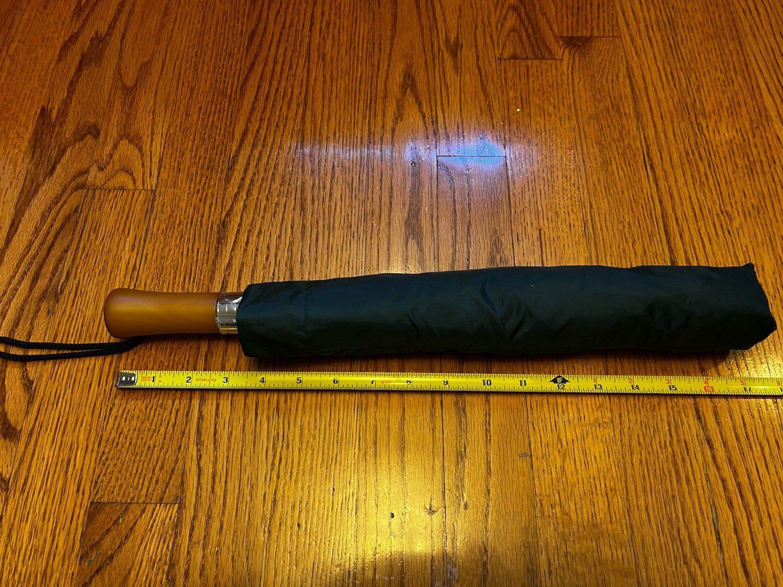 First Republic Bank Compact Folding Umbrella Wooden Handle Bankrupt Finance