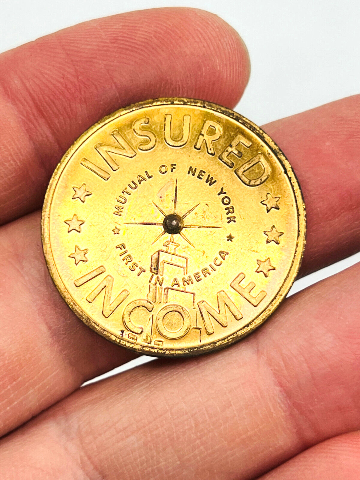 Antique Mutual of New York Insurance Advertising Coin SPIN token