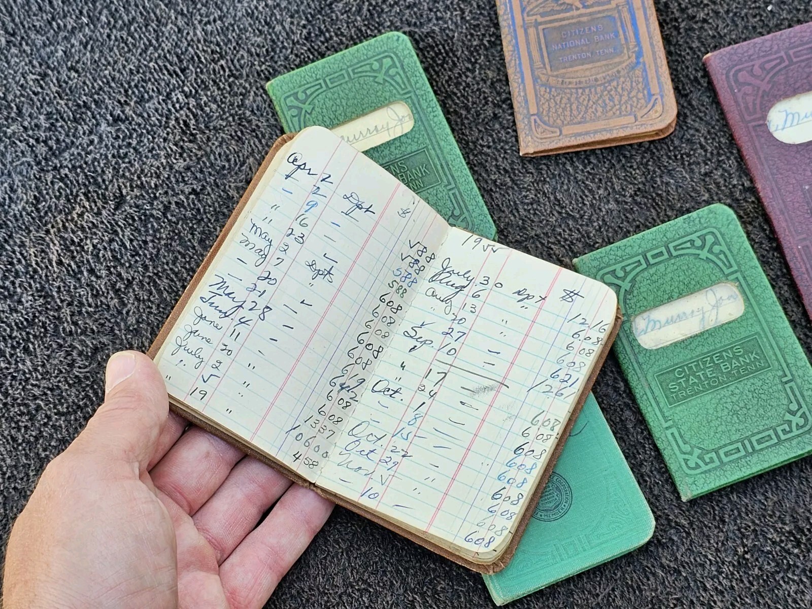 Trenton Tennessee Advertising Citizens & State Bank Account Check Savings Books