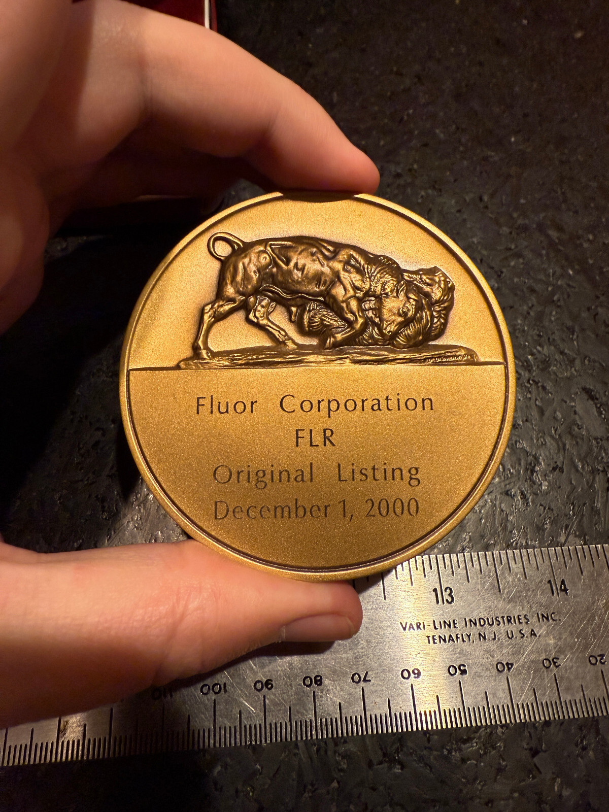 2000 Large New York Stock Exchange Coin Fluor Corporation Original Listing FLR