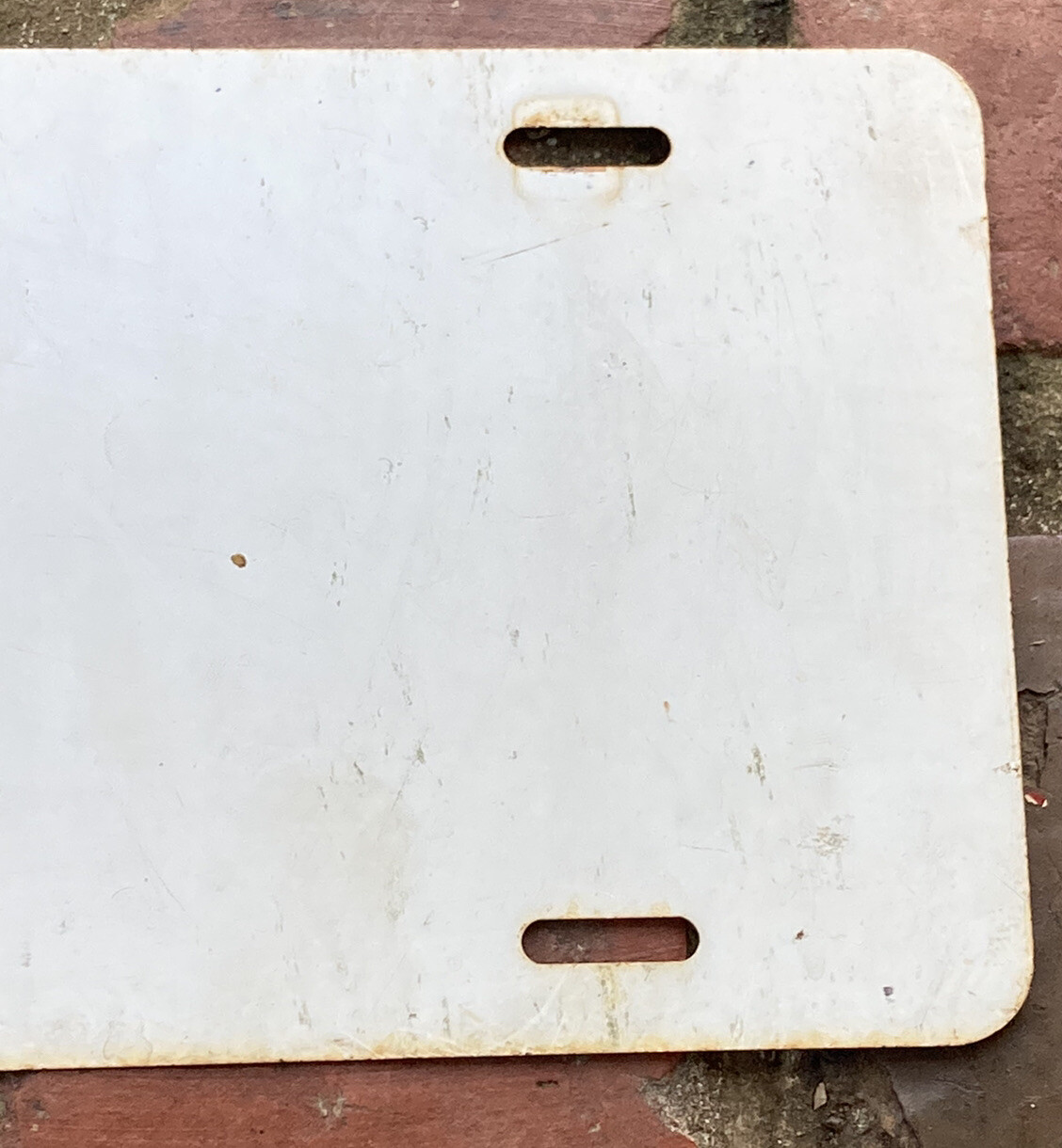 Vintage 1960s-70s Citi National Bank Metal License Plate Advertising
