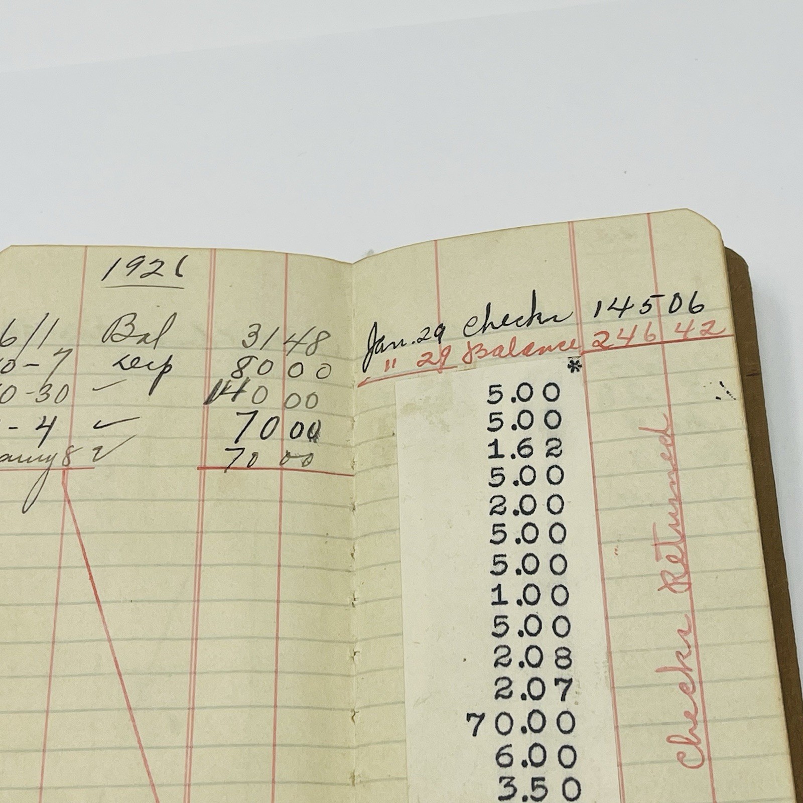 1921 Second National Bank New Hampton Iowa Bank Savings Account Book