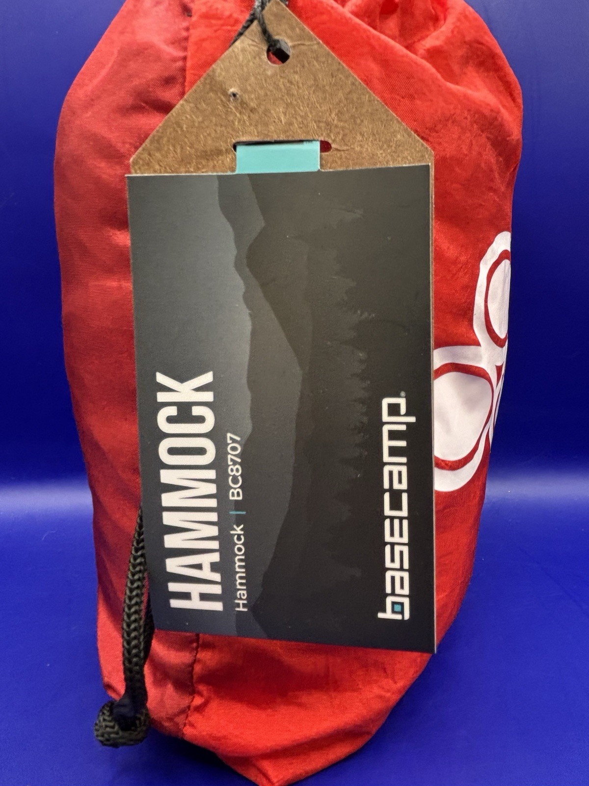 State Farm Logo Red 210T Nylon/Polyester Basecamp Hammock w/ Pouch – New w/ Tag