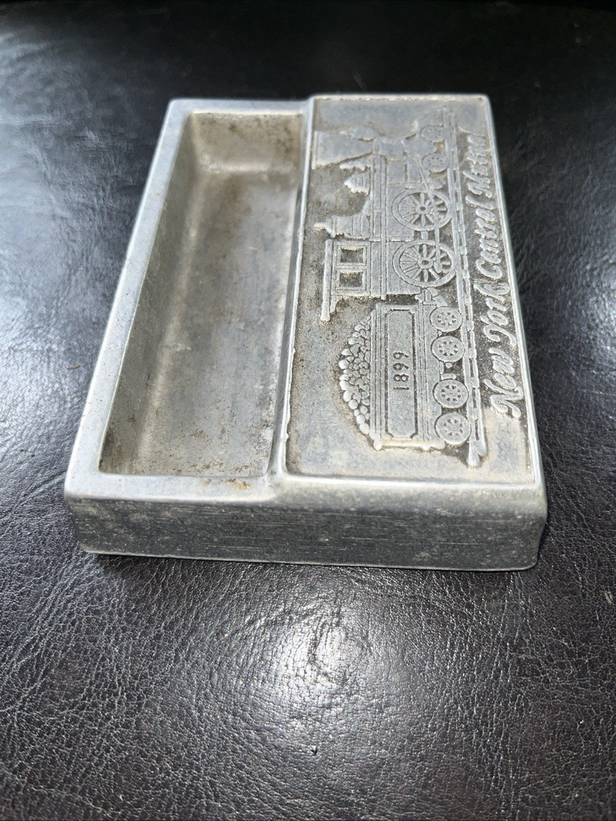 Vintage New York Central Mutual 1899 Paper Weight Clip Holder THE WILTON CO