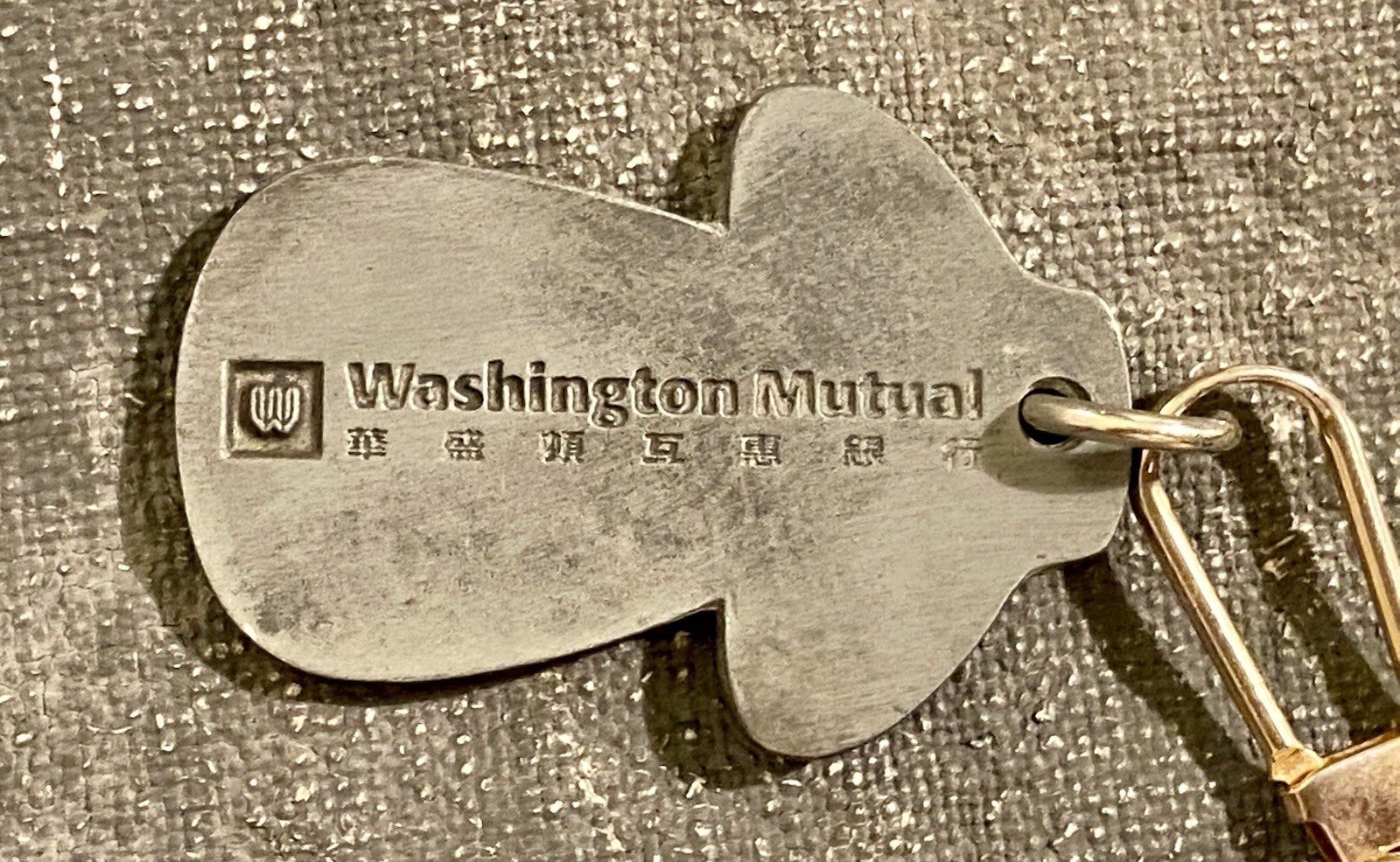 Collectable WaMu Washington Mutual Keychain Charm Is It A Kimono