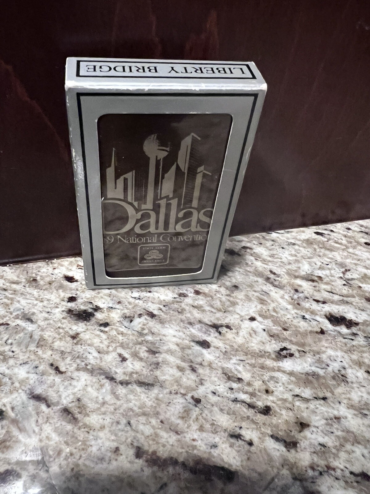 Vintage State Farm Insurance Playing Cards Dallas 1989 National Convention NIP