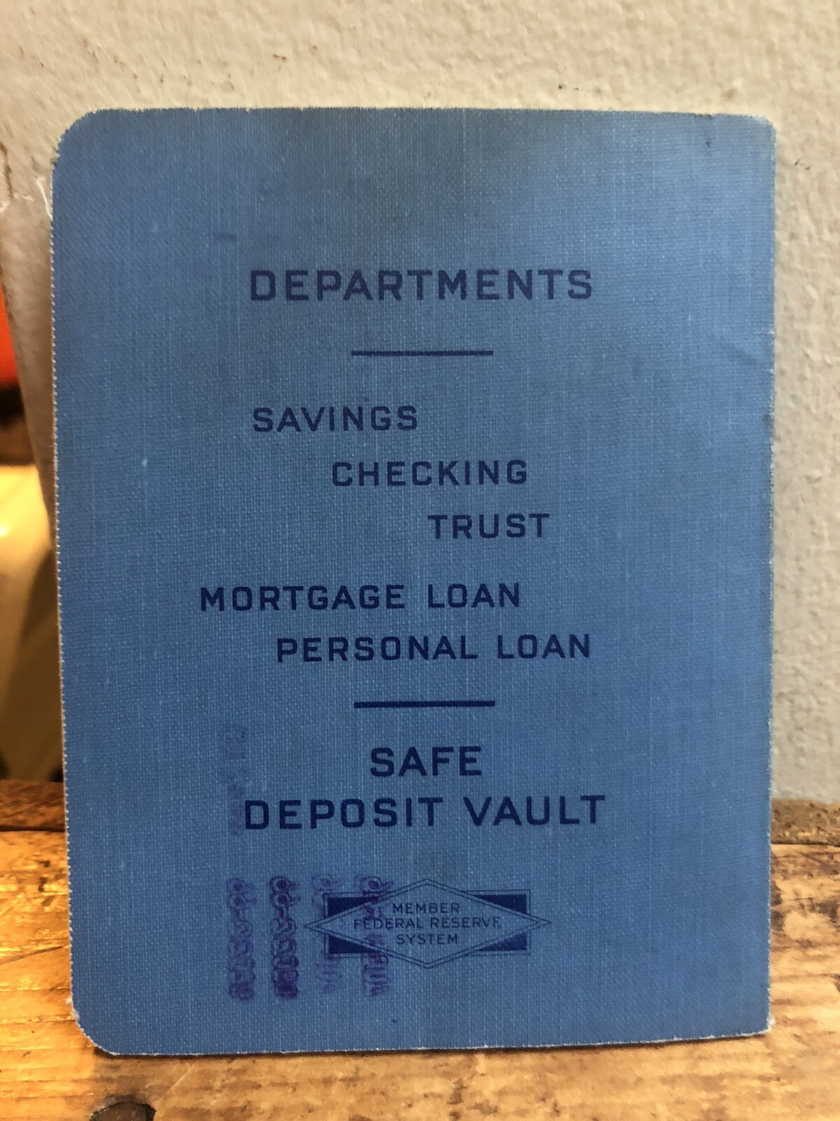 Vintage Bank Savings Book Evanston 1960s