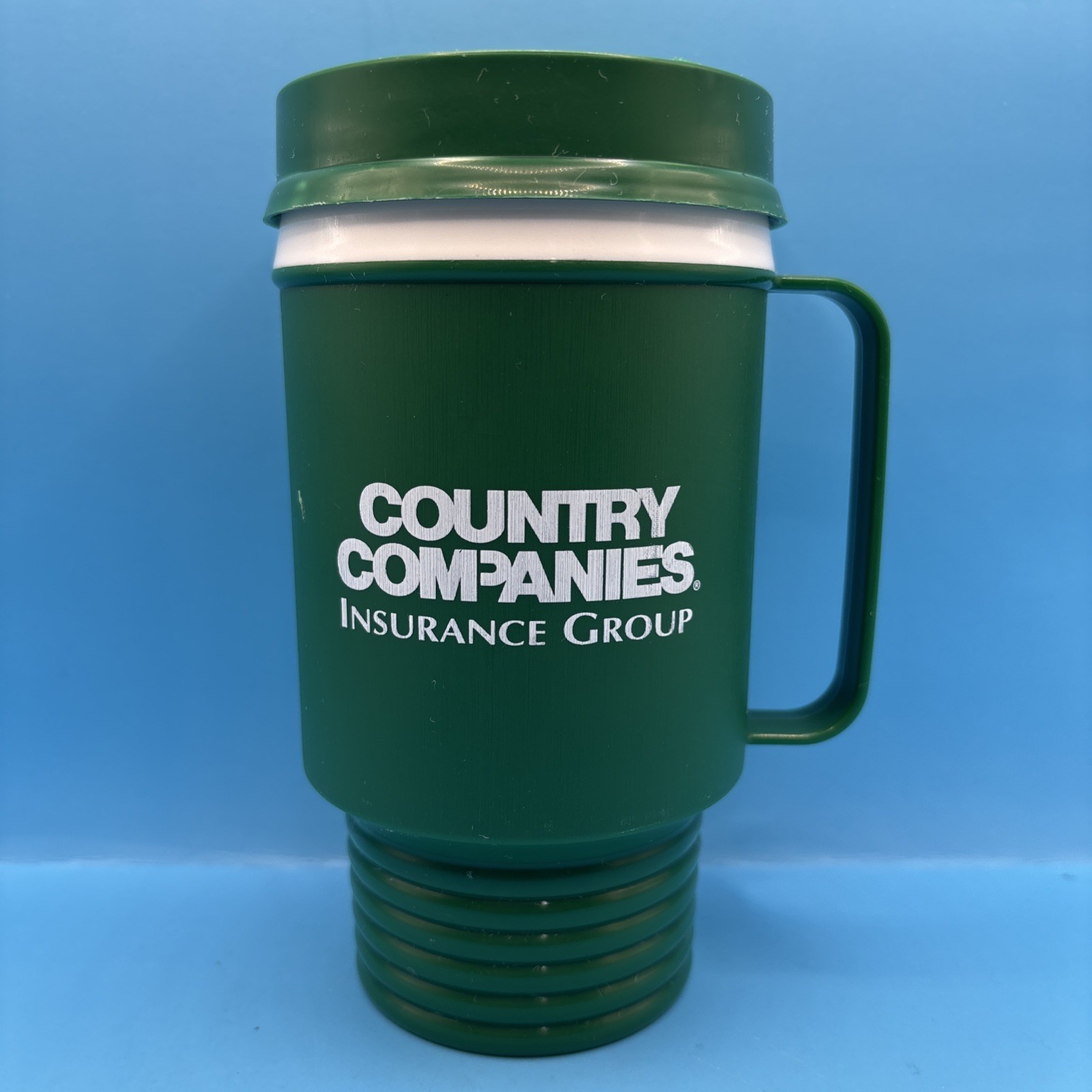 VTG Country Companies Insurance Group 14-ounce Aladdin Plastic Travel Mug w/ Lid