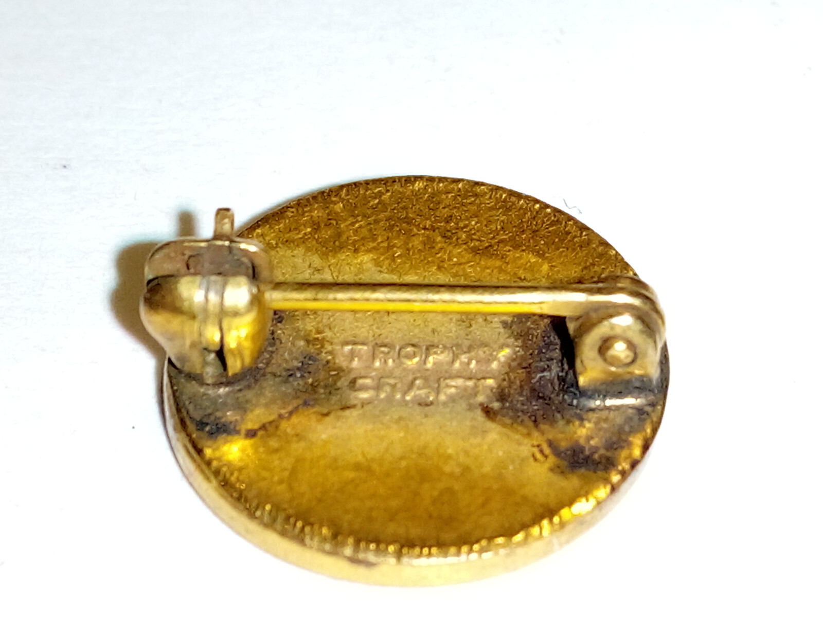 Vintage The Canadian Bank Of Commerce Est 1867 Enamel Lapel Hat Pin
