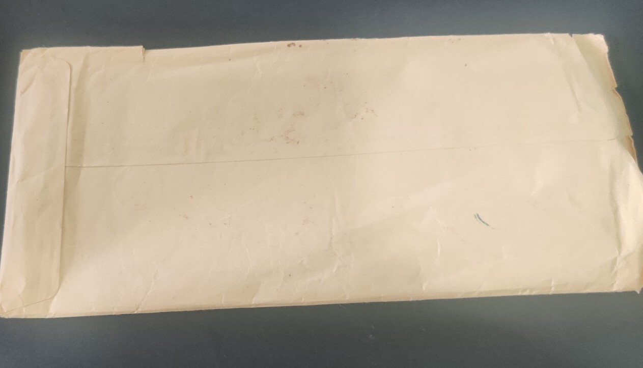 1963 THREADNEEDLE INSURANCE CO fire Policy document with cover vignette stamp