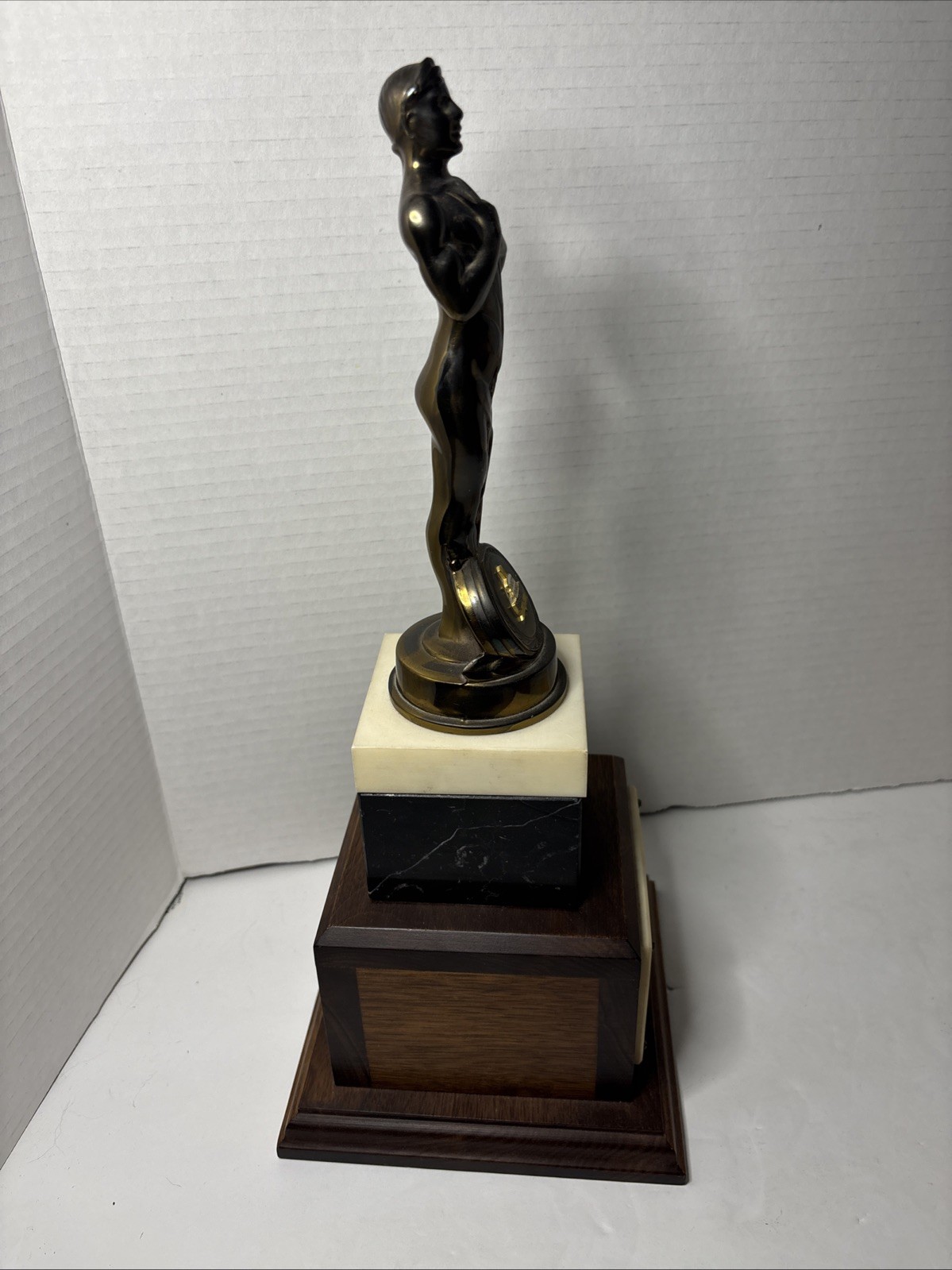 Vintage Trophy Legion Of Safety Liberty Mutual 35 Yrs Accident Free W/ Stroemann