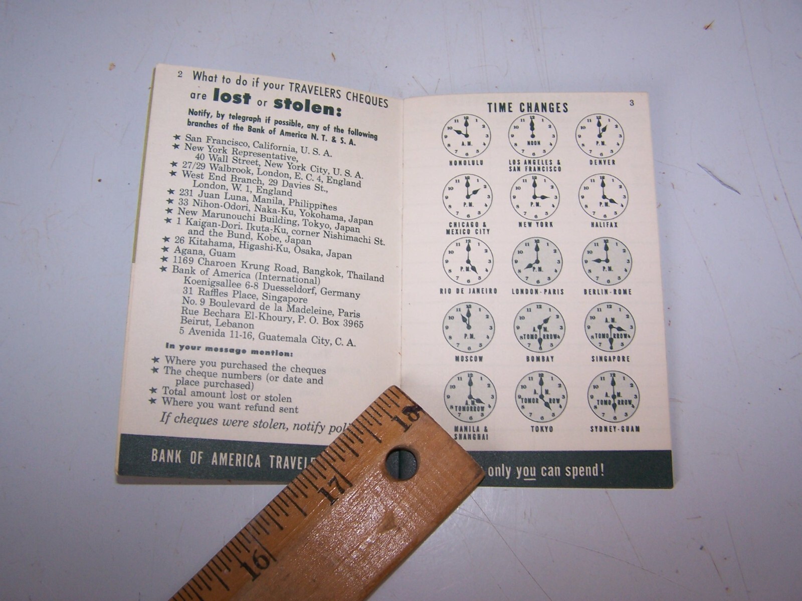 1958 – 1959 MORRIS PLAN COMPANY Pocket Travelers Memo Book TERRE HAUTE INDIANA