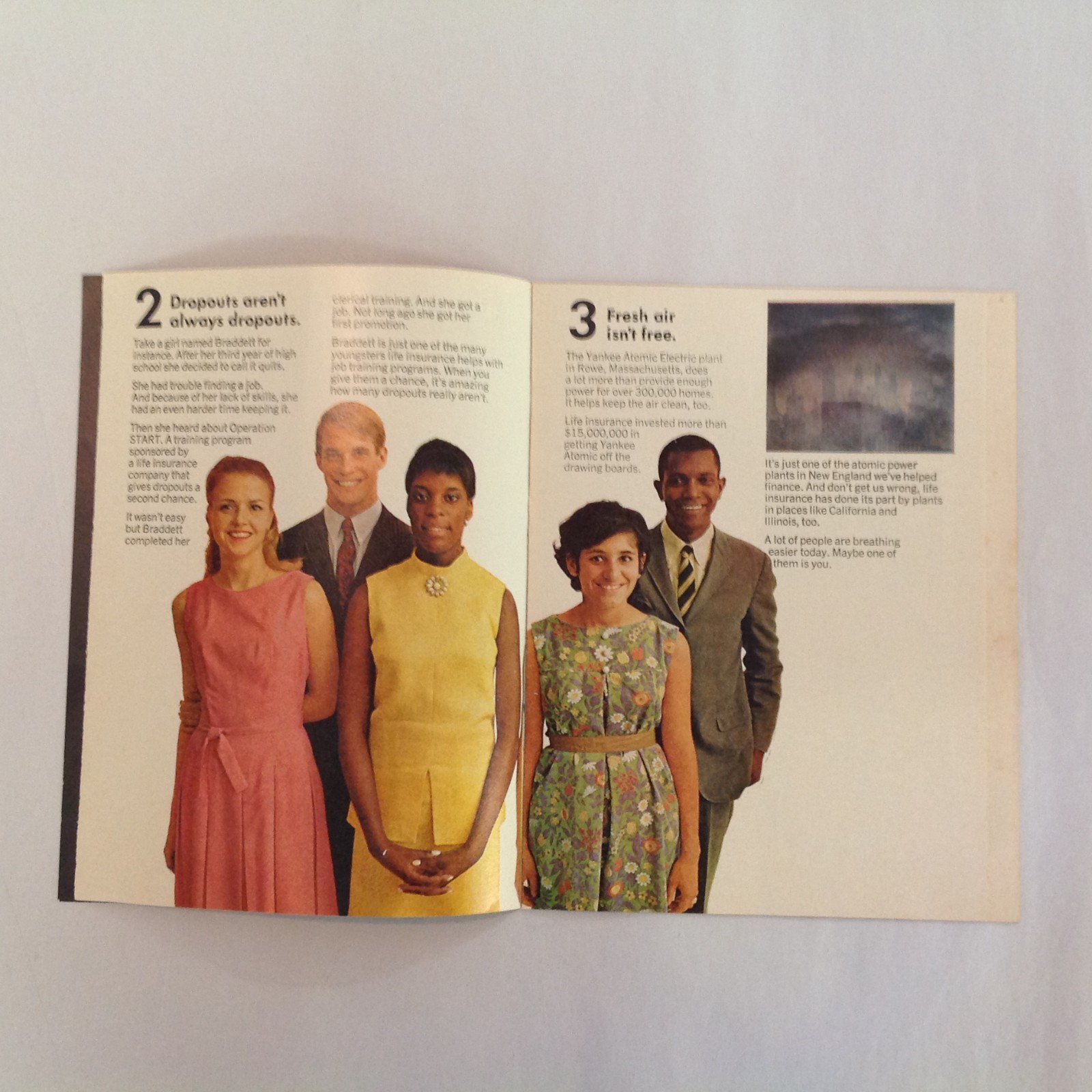 Vtg 1960’s Institute of Life Insurance Color Informational Booklet Facts of Life
