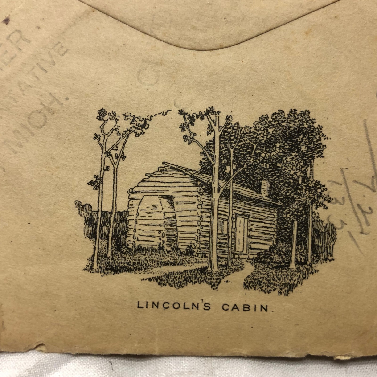 Vintage 1916 Lincoln National Life Insurance Co Envelope ONLY Fort Wayne Indiana