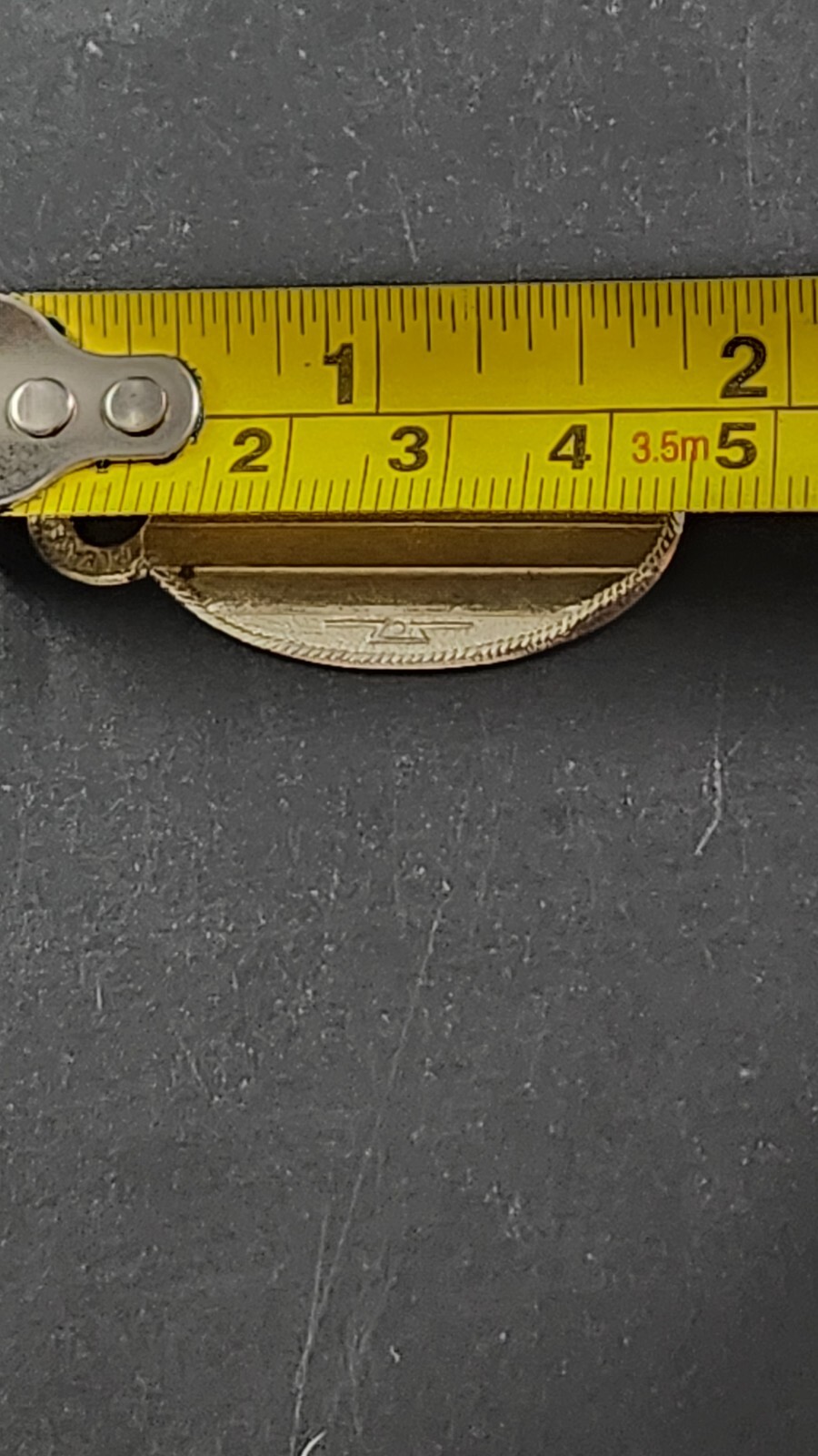 Vintage Metal ID Tag Keychain Fob SOCIAL SECURITY