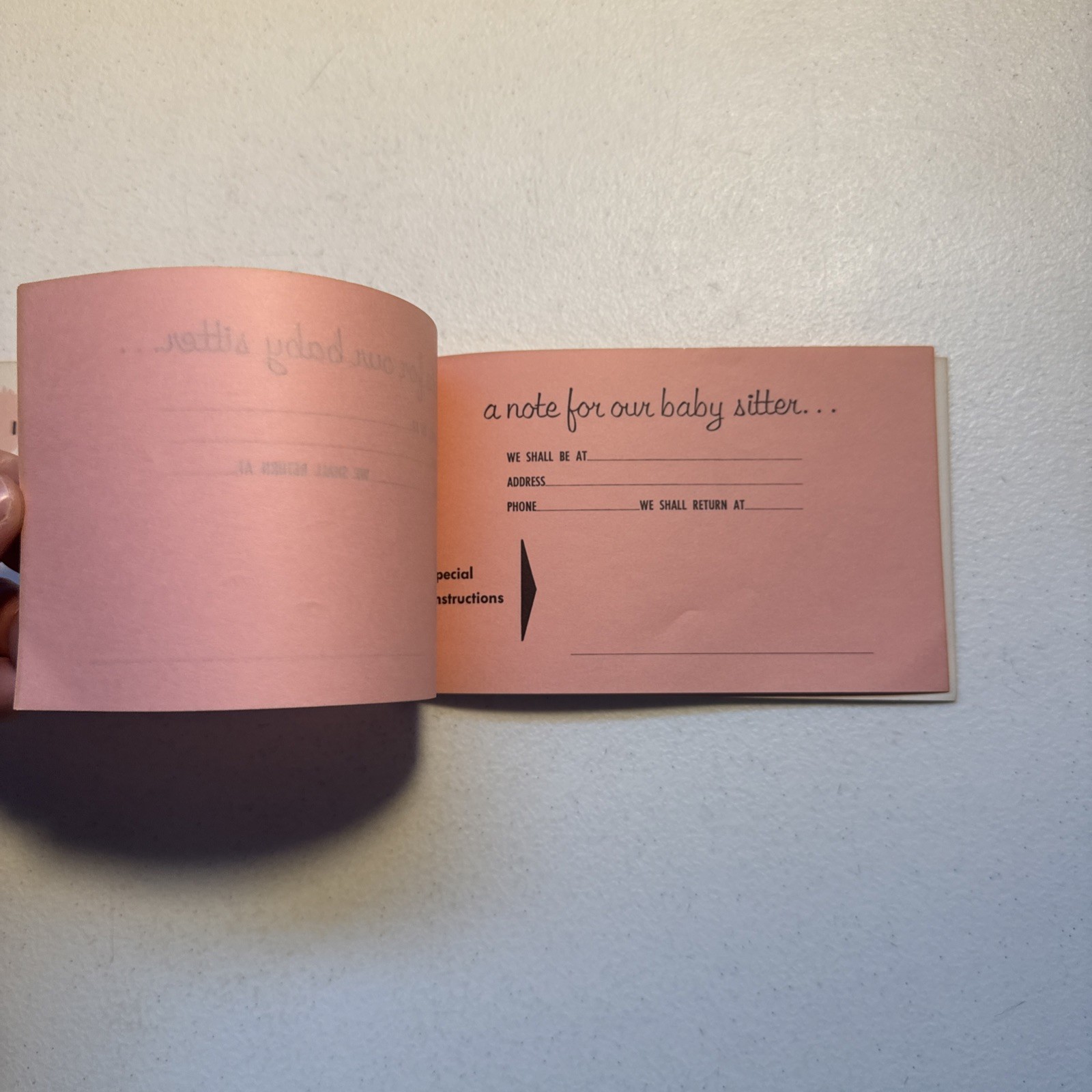 Ohio Farmers Co. Andrew J. Shaw Real Estate & Insurance Notes For Baby Sitters