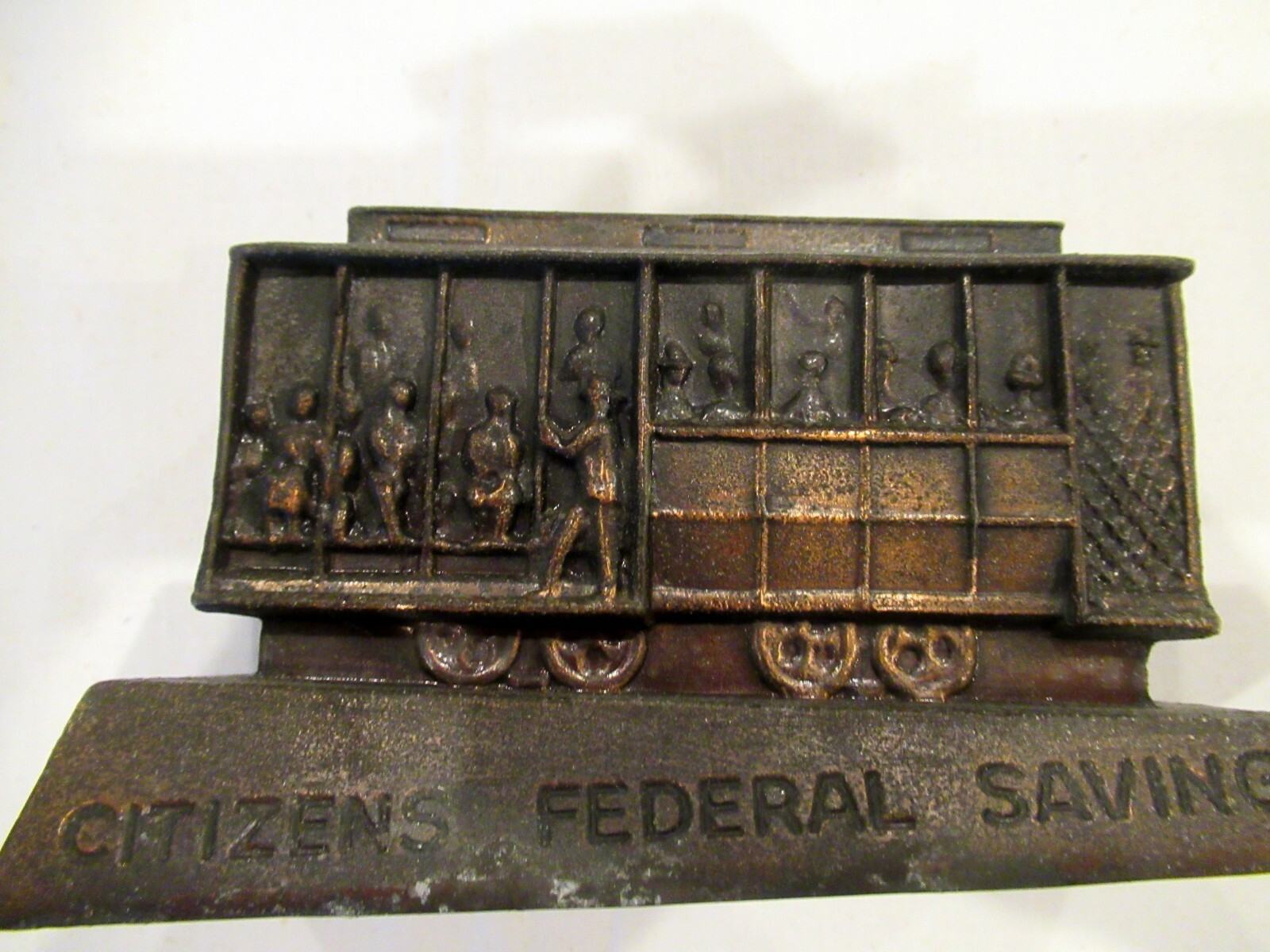 Banthrico Inc. San Francisco cable car bank, Citizens Federal Savings, c. 1960