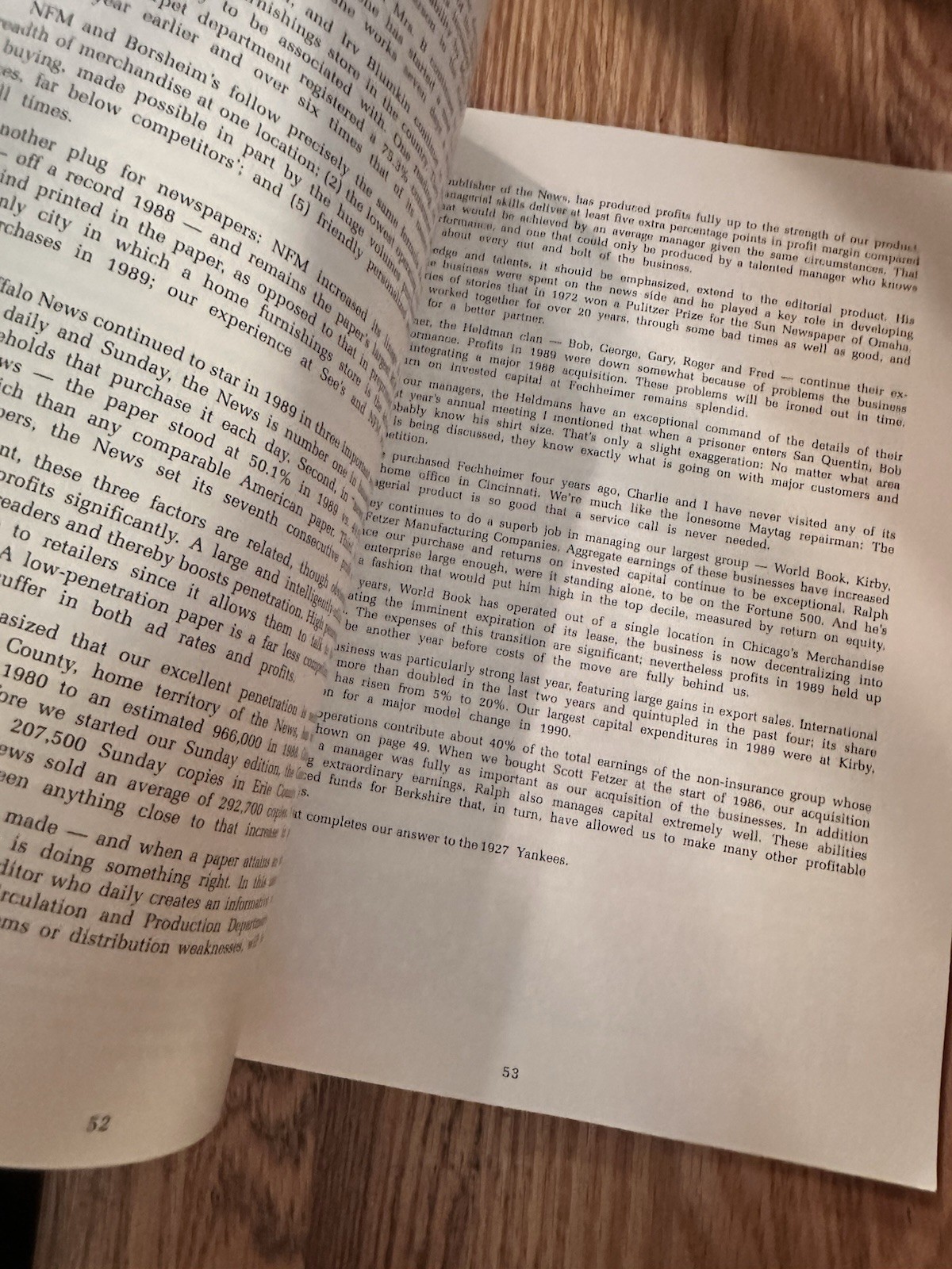 Berkshire Hathaway Letters to Shareholders 1987-1990 Warren Buffett Investing