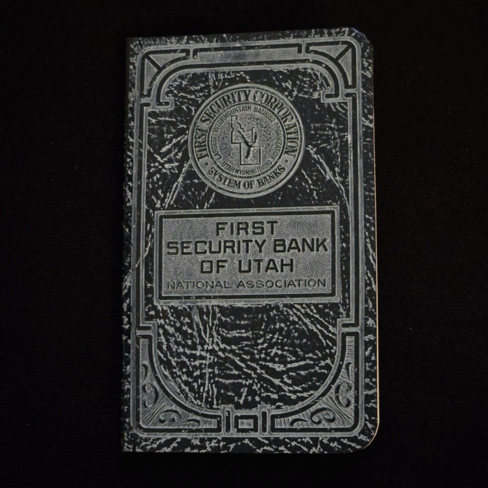 Ephemera Savings Book FIRST SECURITY Bank Of UTAH Deposit Ledger 1957 Stamped