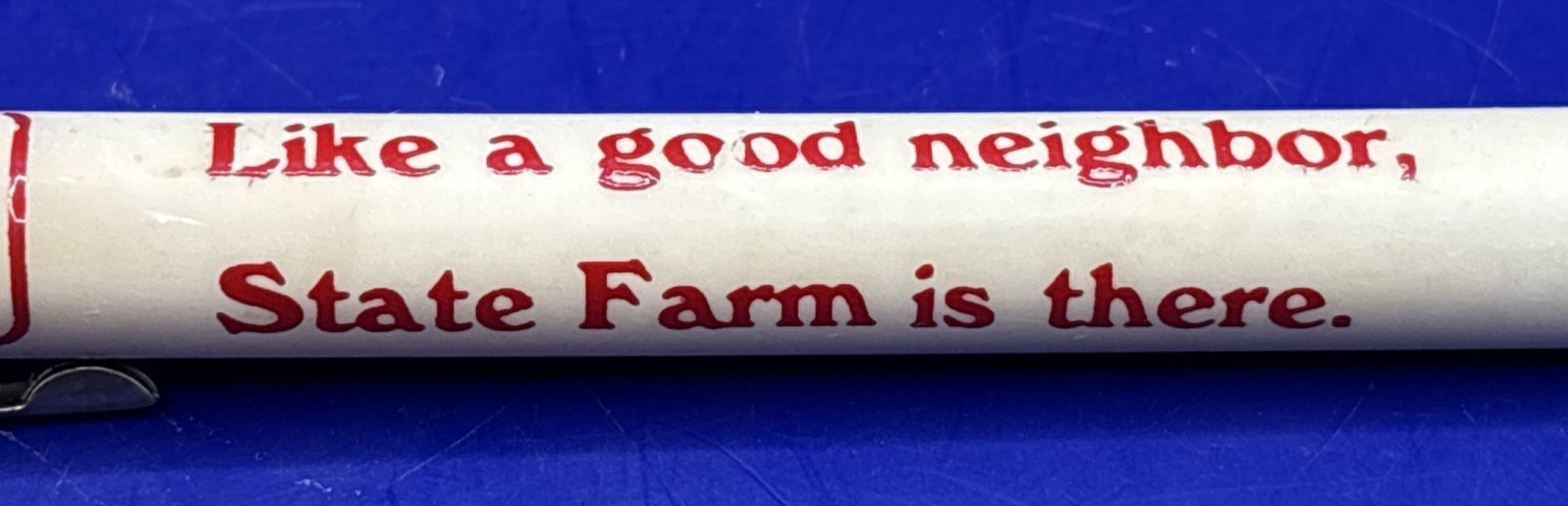 VTG “Like A Good Neighbor State Farm is There” 6″ Promotional Plastic Tire Gauge