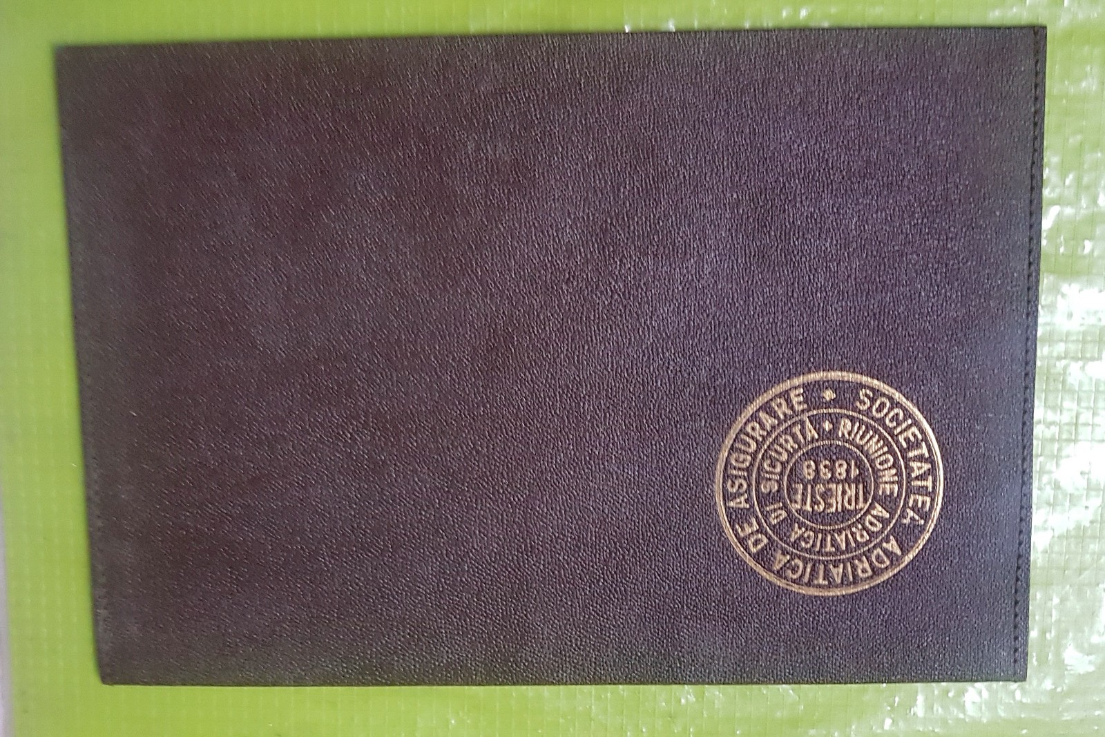 G217-I-Old wallet ADRIATICA Romania Insurance Company founded in Trieste in 1838