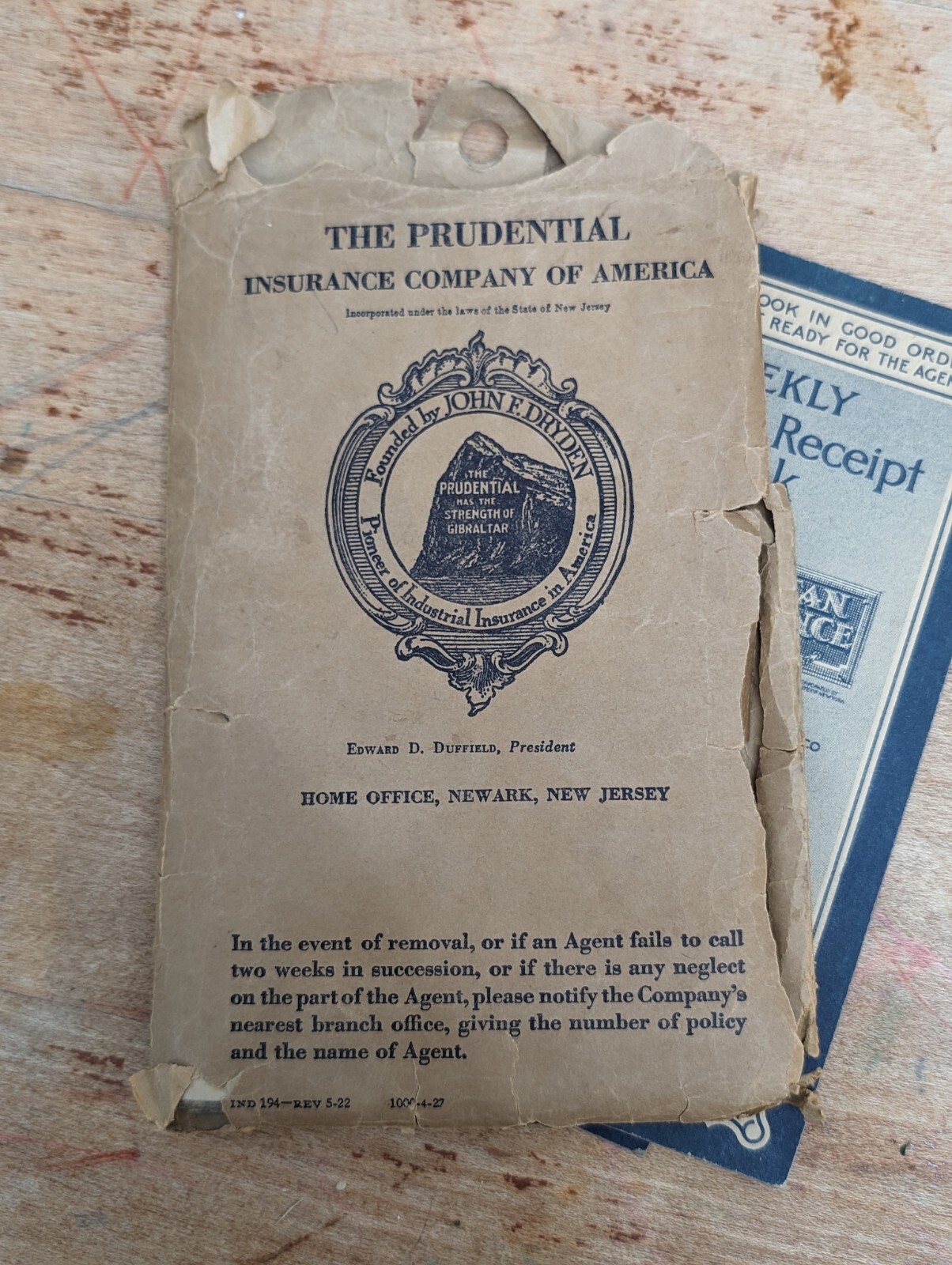 VTG Prudential Insurance Pocket Premium Books 5 With Cover 1920s 2 Metropolitan