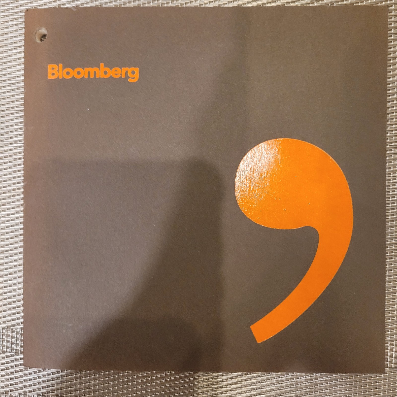 Bloomberg Unlined Notepad / Sketchbook. 6″ x 6″ Square. Beige Paper.